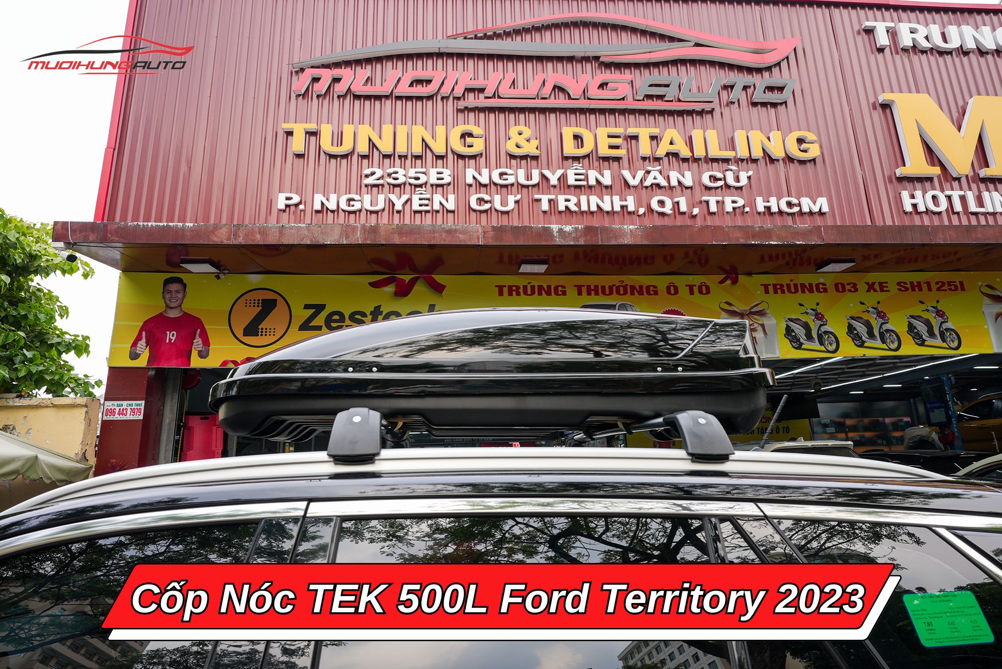 Cốp nóc TEK 500l ô tô Ford Territory 2023