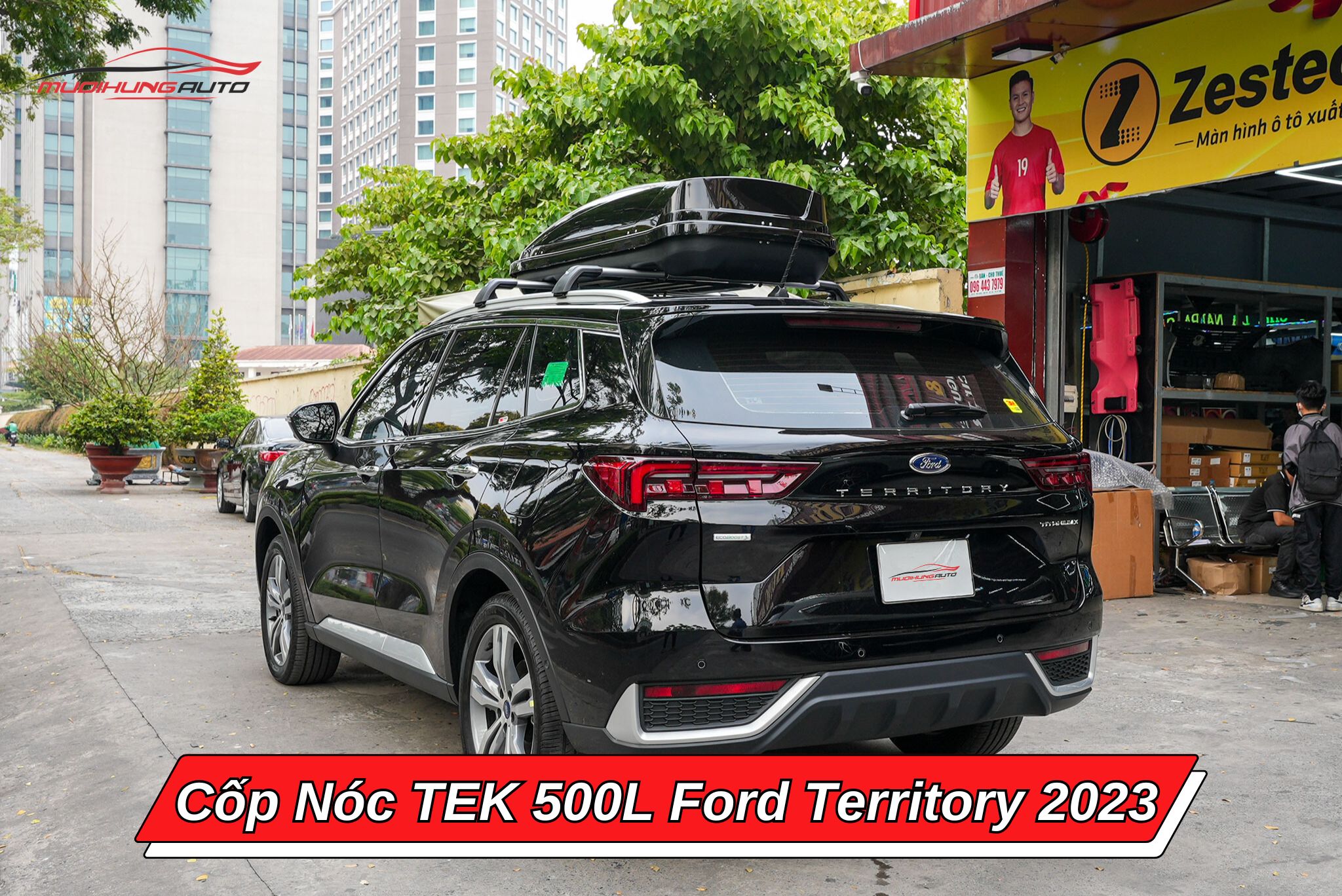 Cốp nóc TEK 500l xe Ford Territory 2023