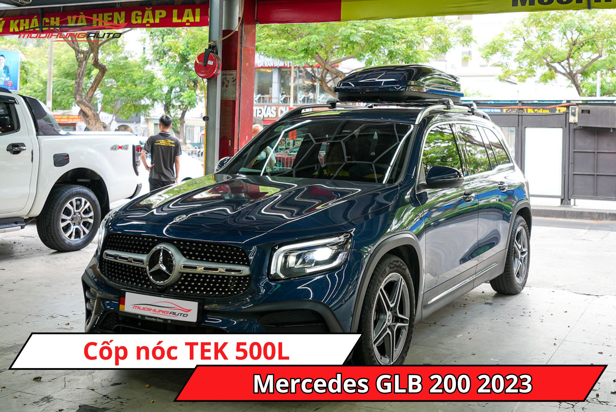 Cốp nóc TEK 500L xe Mercedes GLB 200 2023