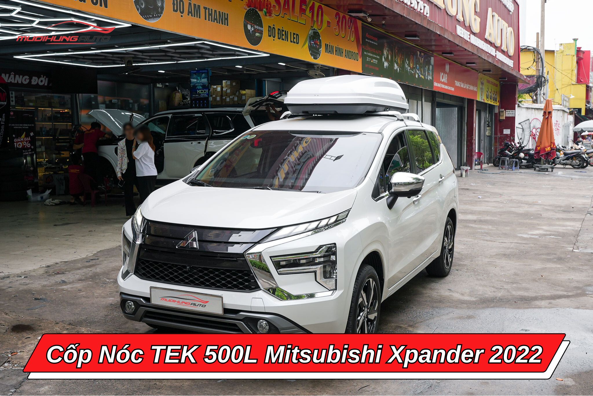 Cốp nóc TEK 500l xe Mitsubishi Xpander 2022