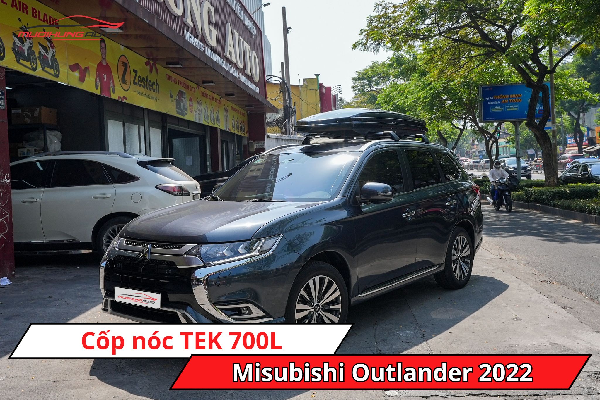 Cốp nóc TEK 700L cho Mitsubishi Outlander 2022