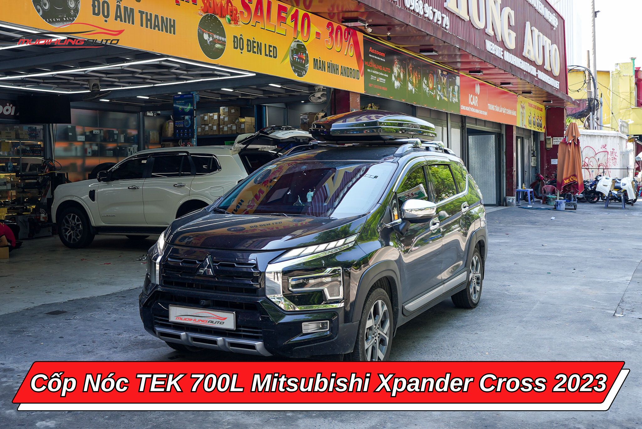 Cốp nóc TEK 700l cho Mitsubishi Xpander Cross 2023