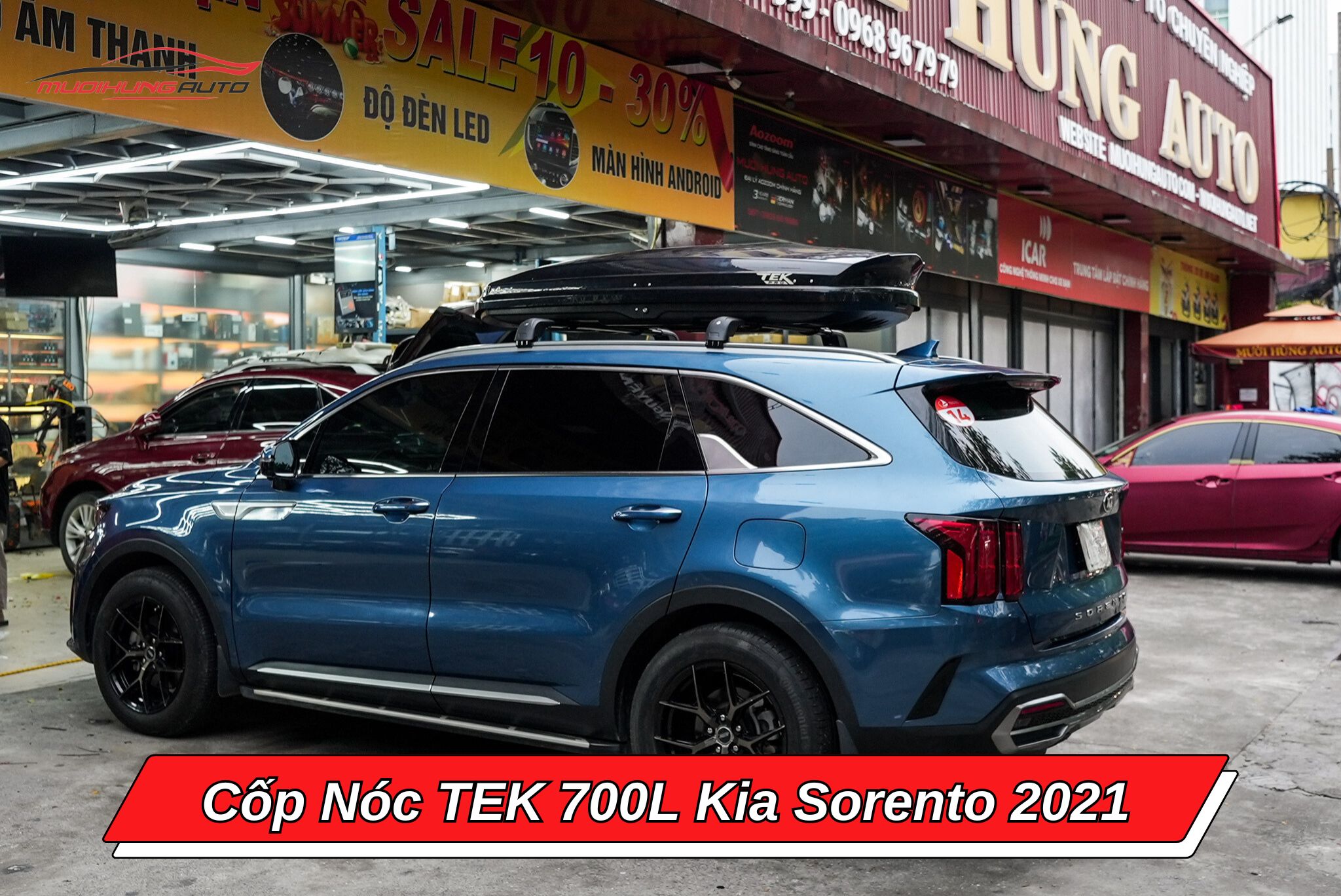 Cốp nóc TEK 700l ô tô Kia Sorento 2021