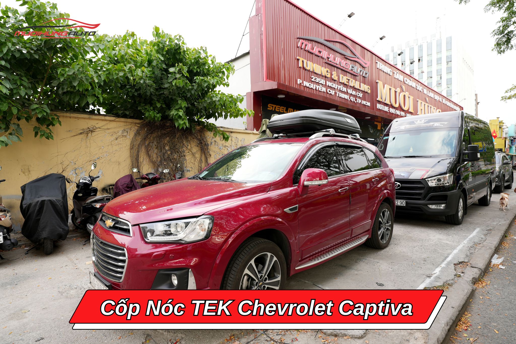 Cốp nóc TEK cho Chevrolet Captiva