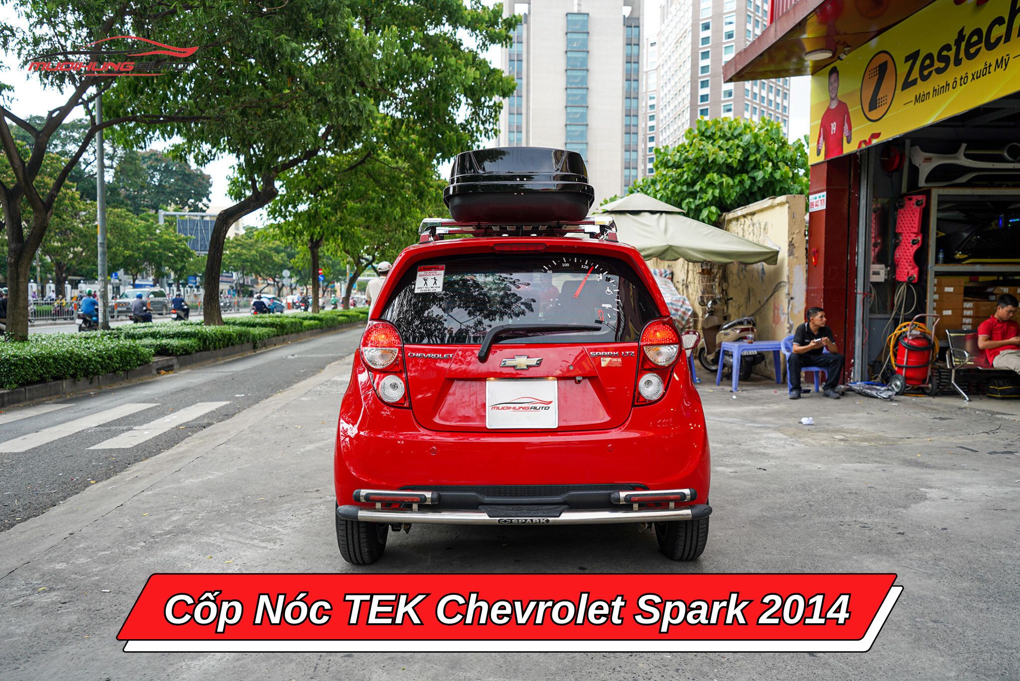 Cốp nóc TEK cho Chevrolet Spark 2014