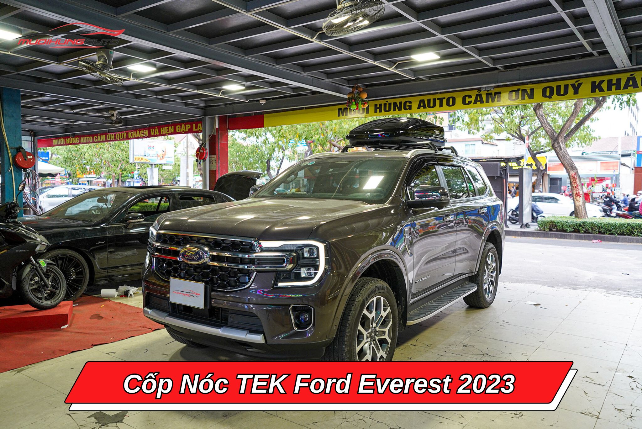 Cốp nóc TEK cho Ford Everest 2023