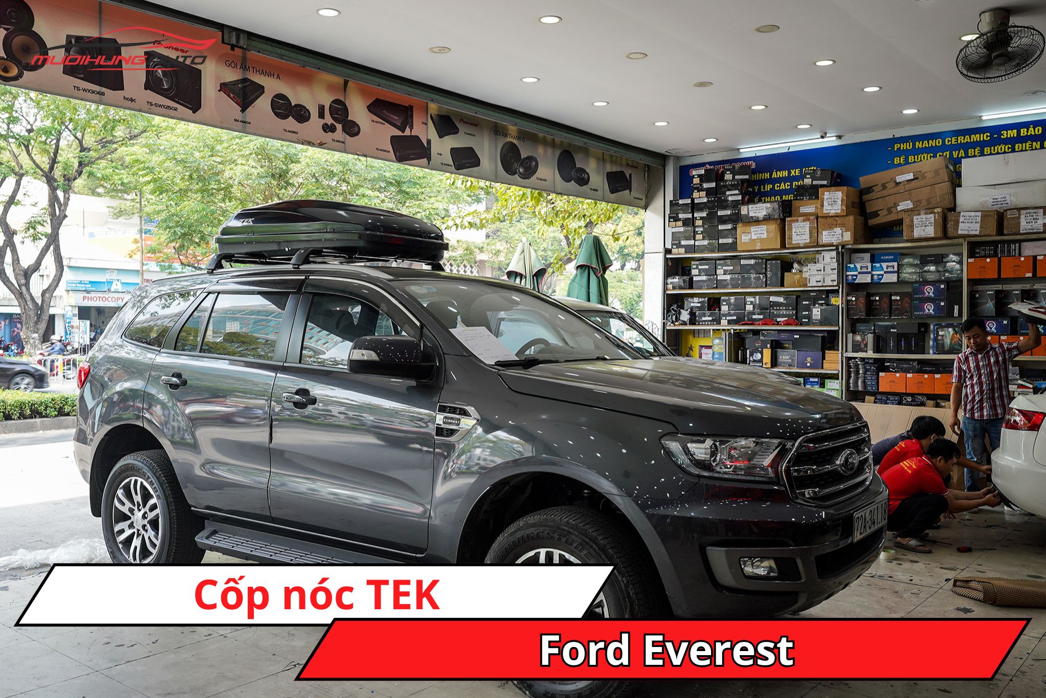 Cốp nóc TEK cho Ford Everest