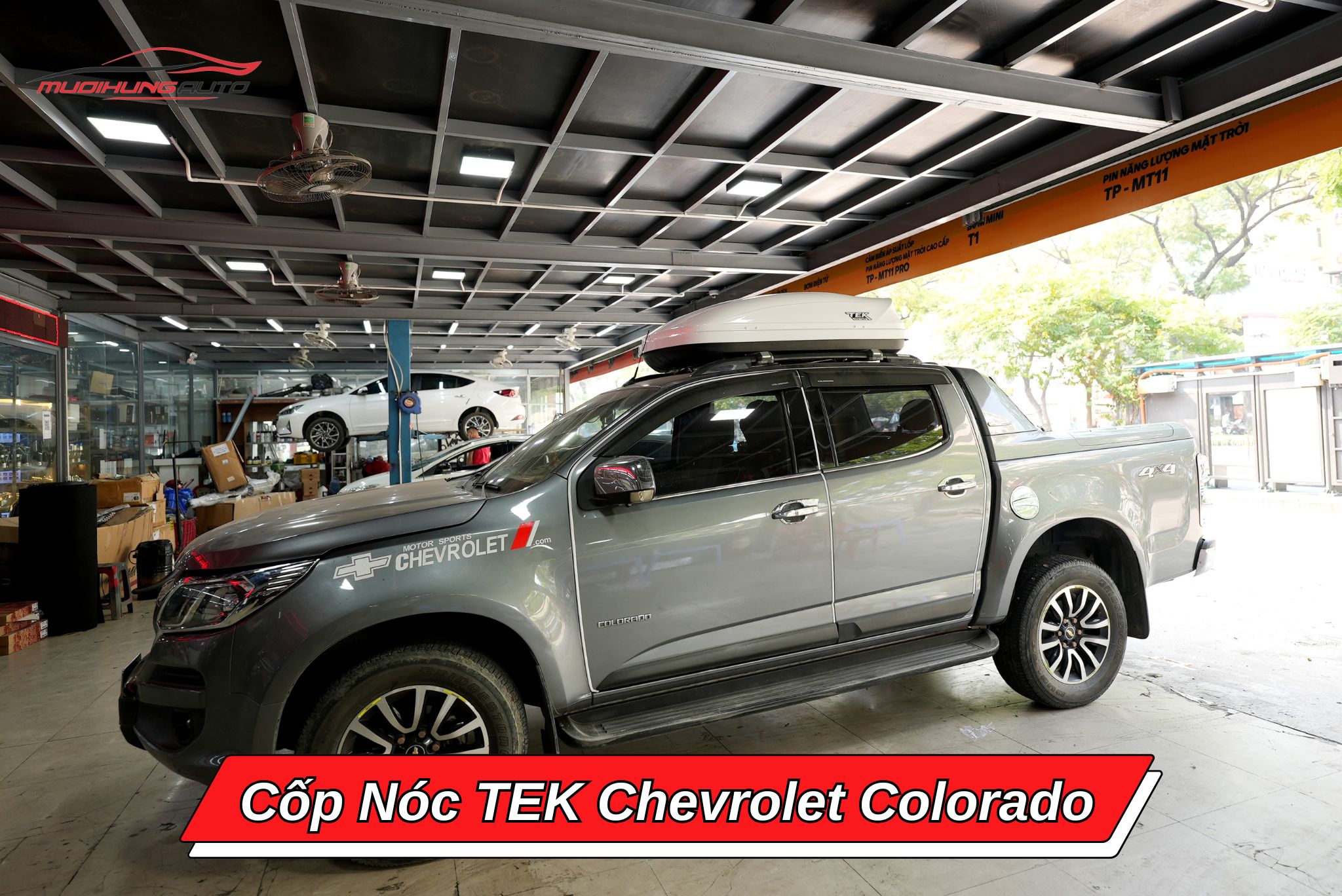 Cốp nóc TEK cho ô tô Chevrolet Colorado