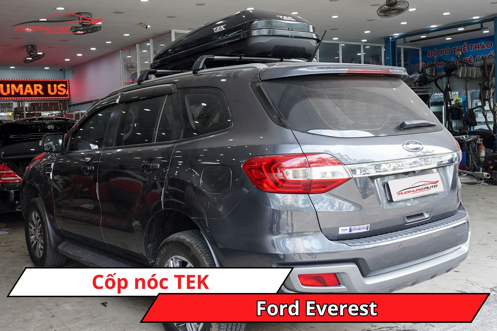Cốp nóc TEK cho ô tô Ford Everest