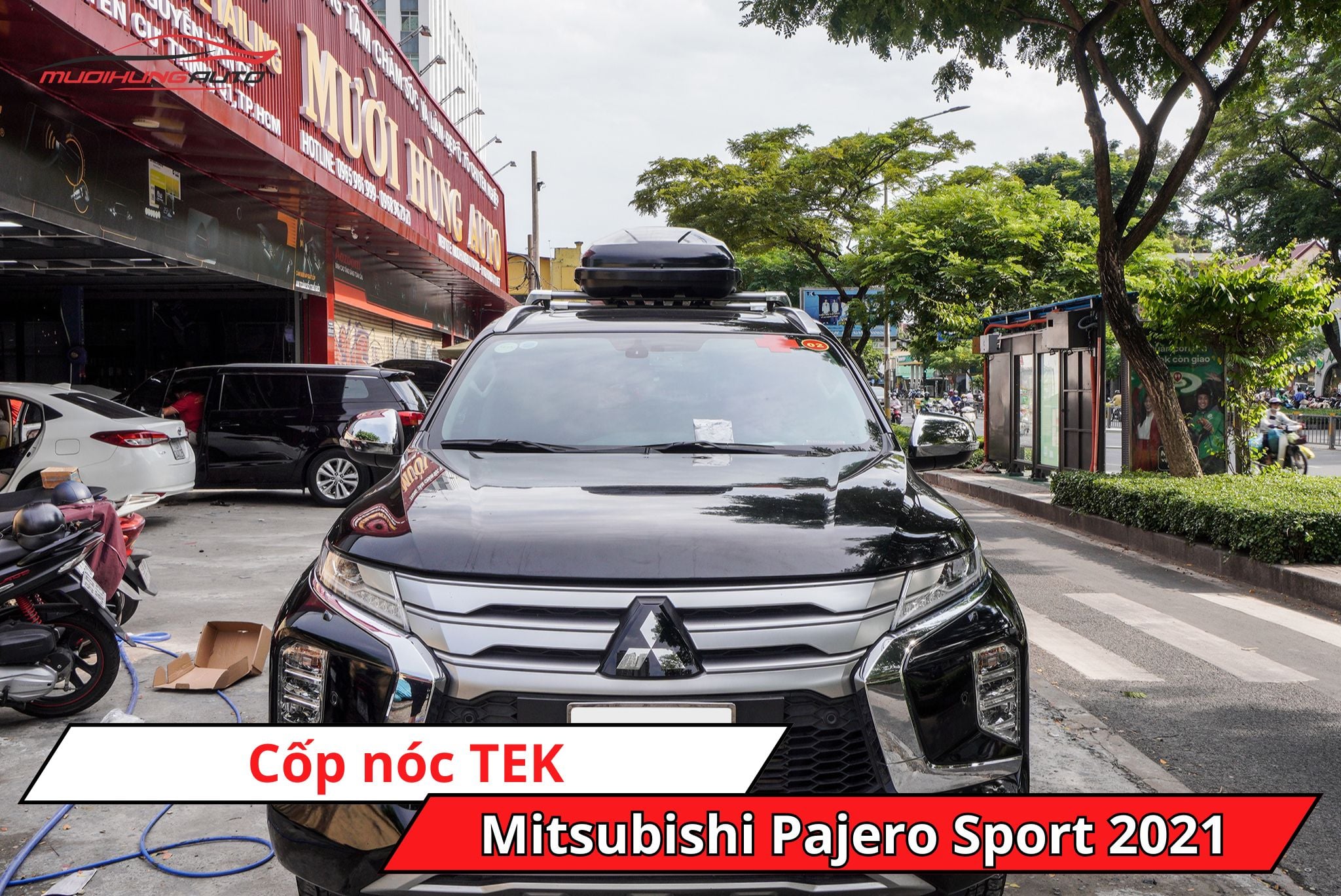 Cốp nóc TEK cho ô tô Mitsubishi Pajero Sport 2021