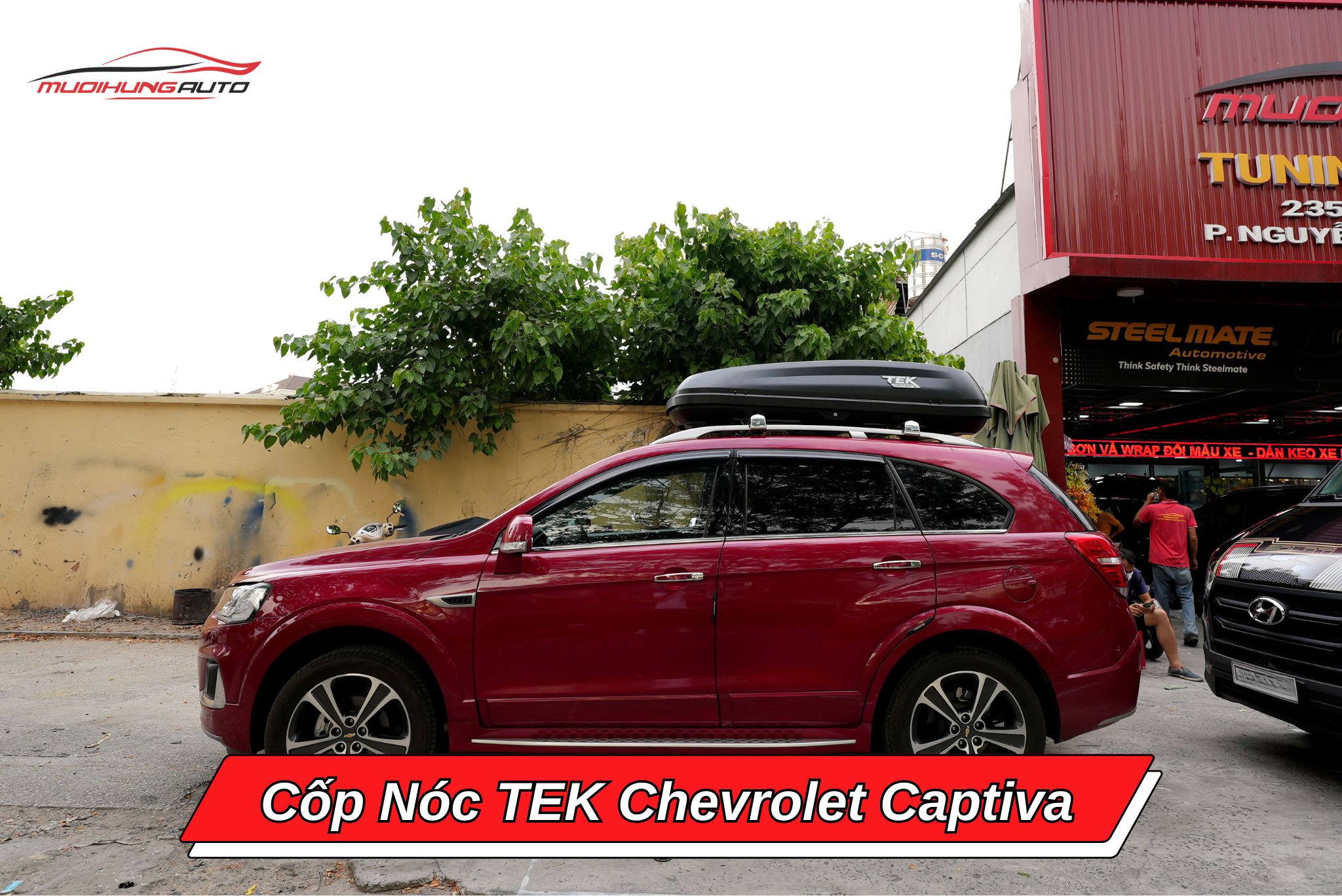 Cốp nóc TEK cho xe Chevrolet Captiva