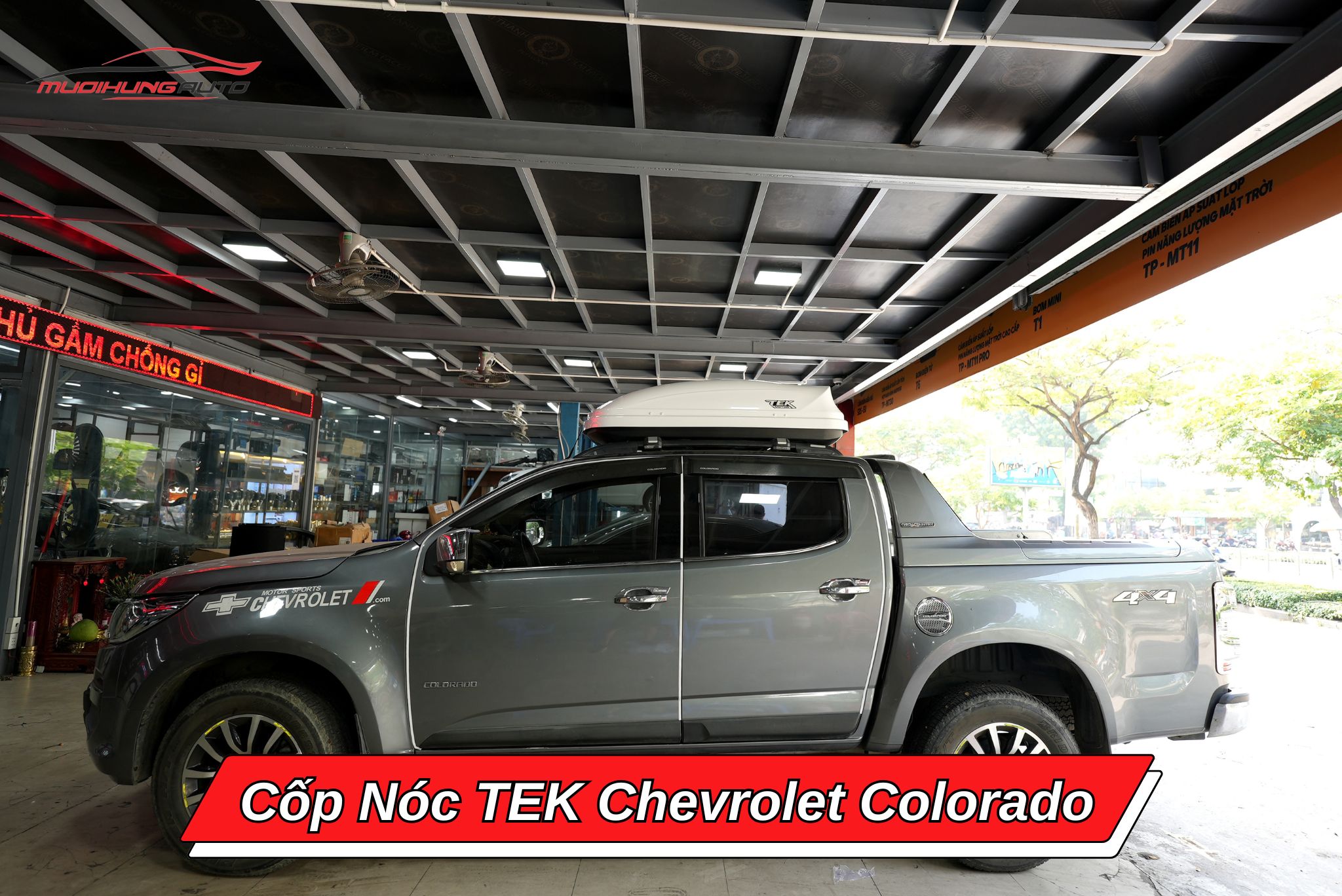 Cốp nóc TEK cho xe Chevrolet Colorado