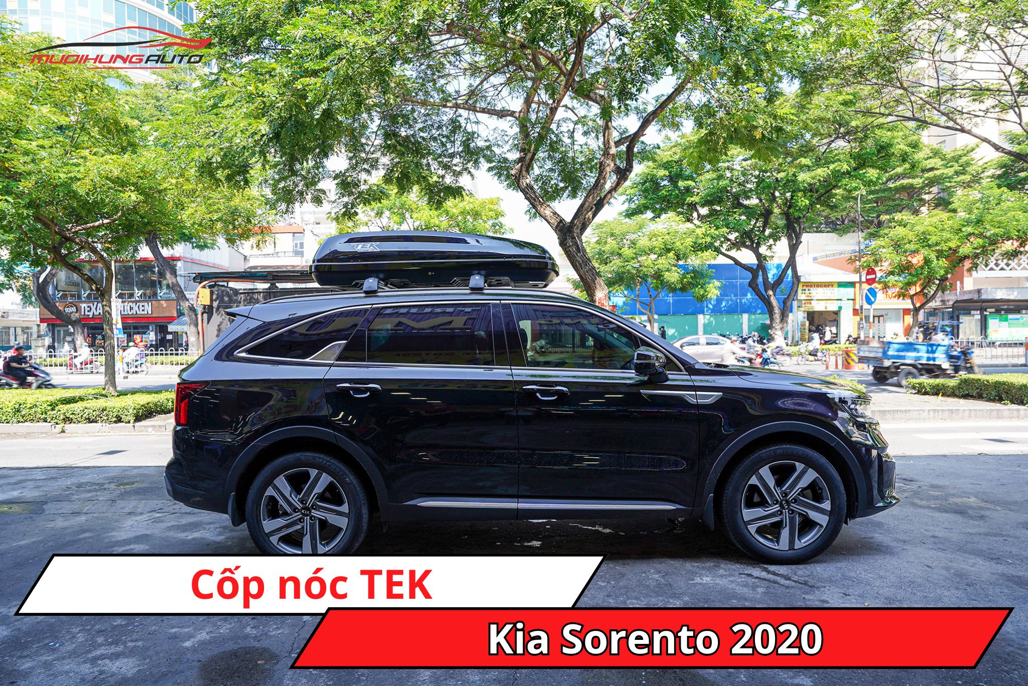 Cốp nóc TEK cho xe Kia Sorento 2020