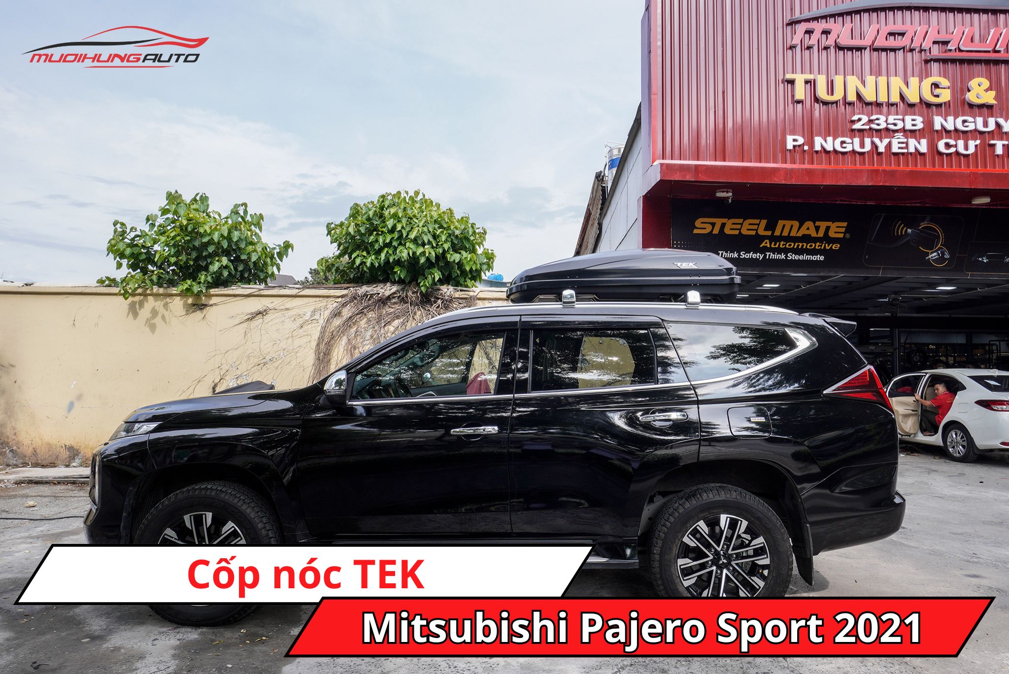 Cốp nóc TEK cho xe Mitsubishi Pajero Sport 2021