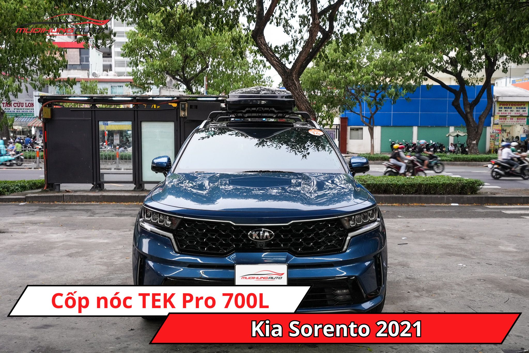 Cốp nóc TEK Pro 700L cho Kia Sorento 2021