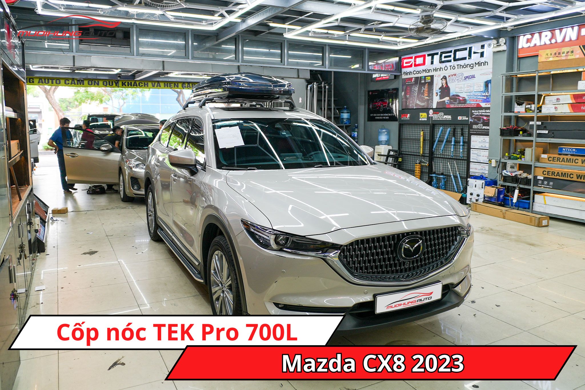 Cốp nóc TEK Pro 700L cho Mazda CX8 2023