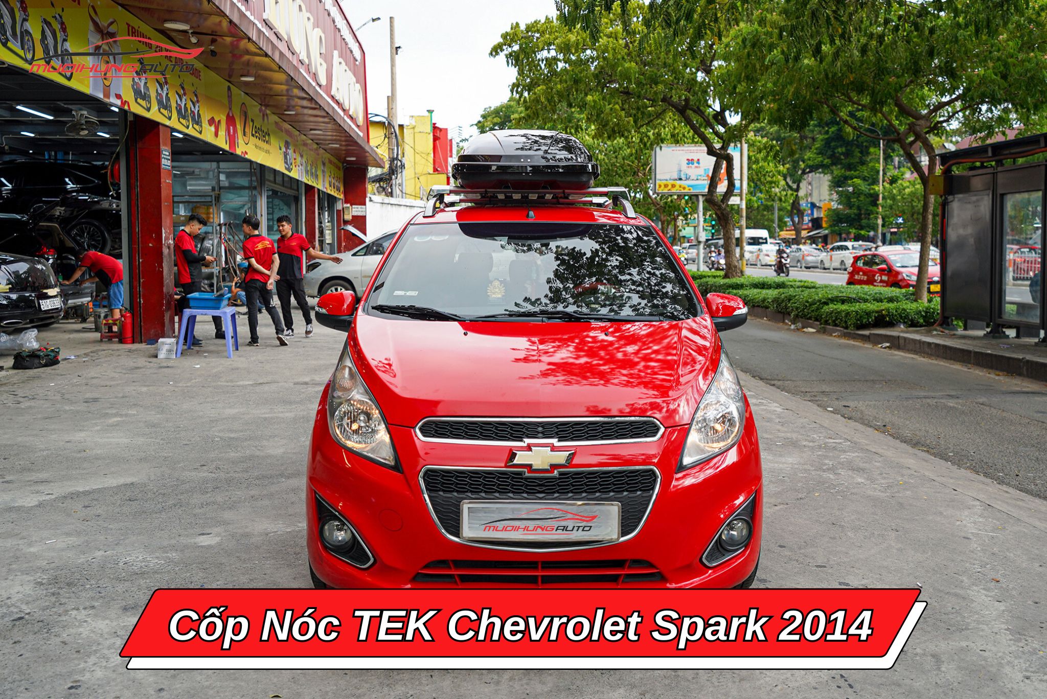 Cốp nóc TEK xe Chevrolet Spark 2014