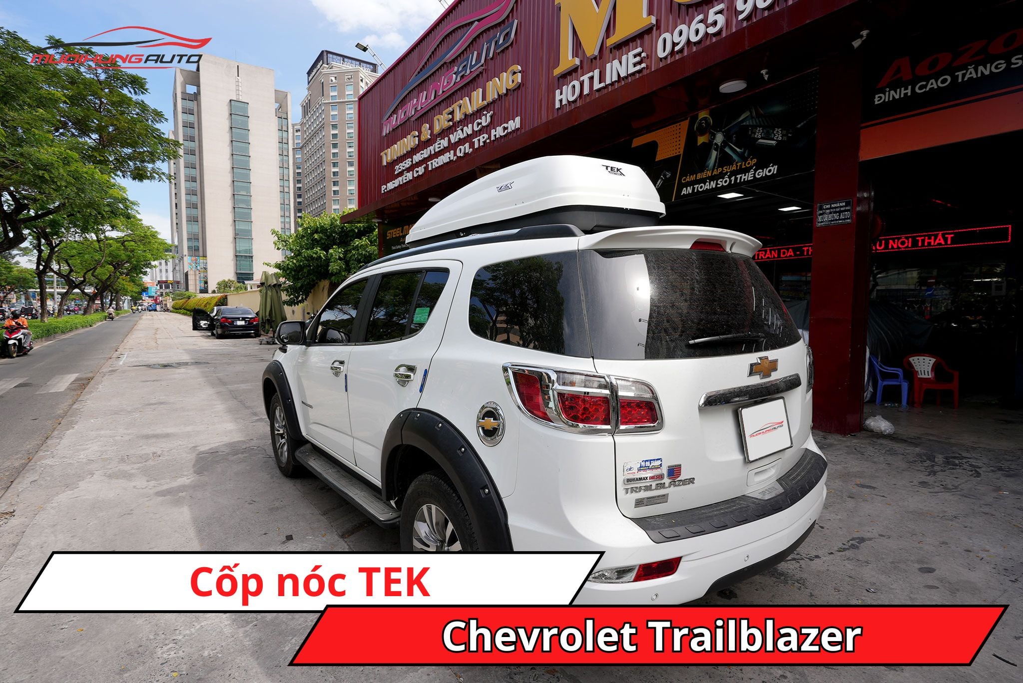 Cốp nóc TEK xe Chevrolet Trailblazer