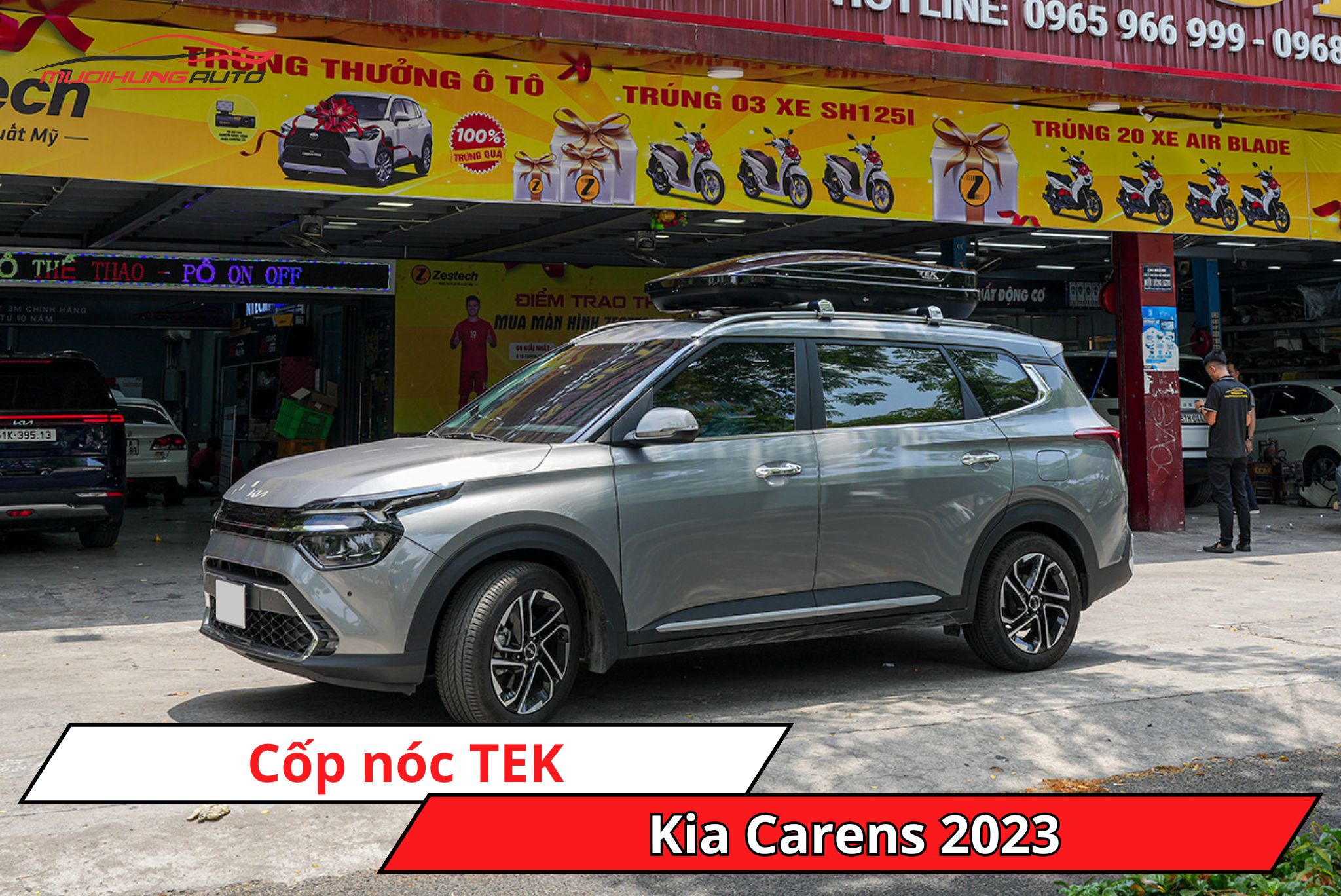 Cốp nóc TEK xe Kia Carens 2023