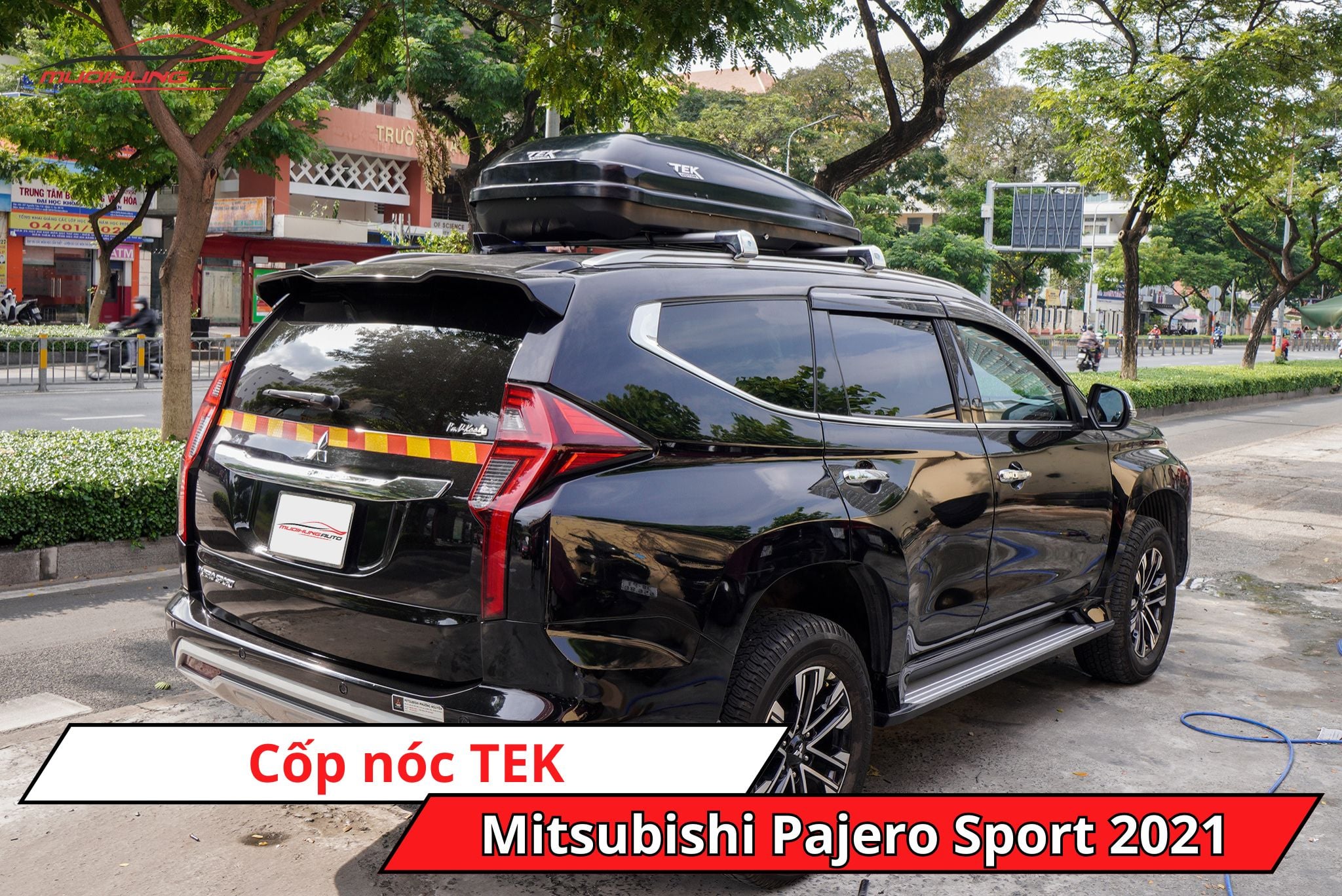 Cốp nóc TEK xe Mitsubishi Pajero Sport 2021