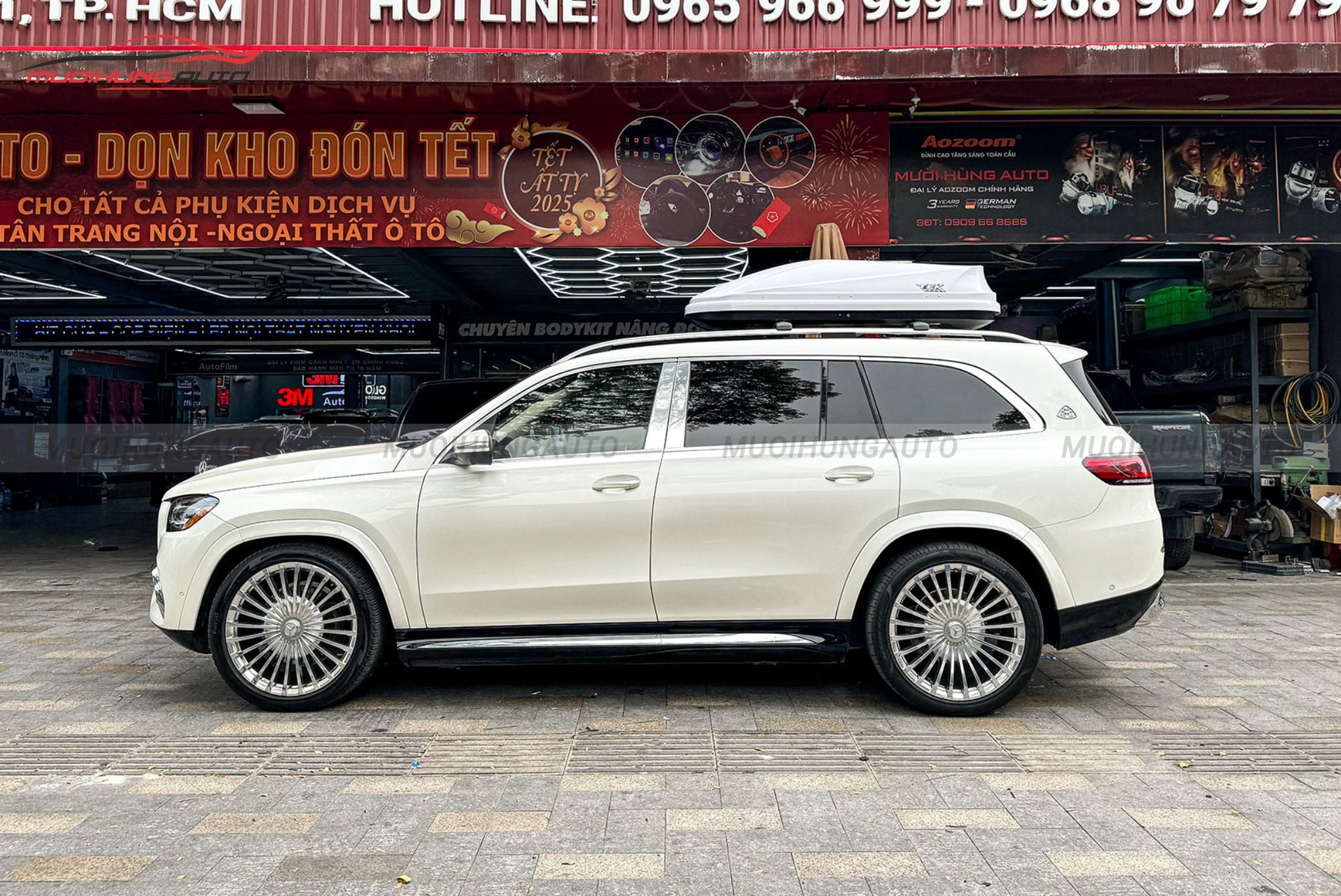 Cốp nóc xe Mercedes GLS600