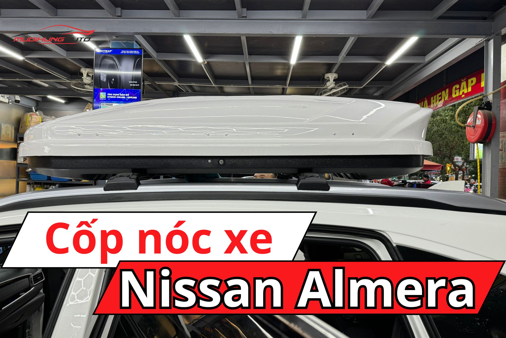 Cốp nóc xe Nissan Almera