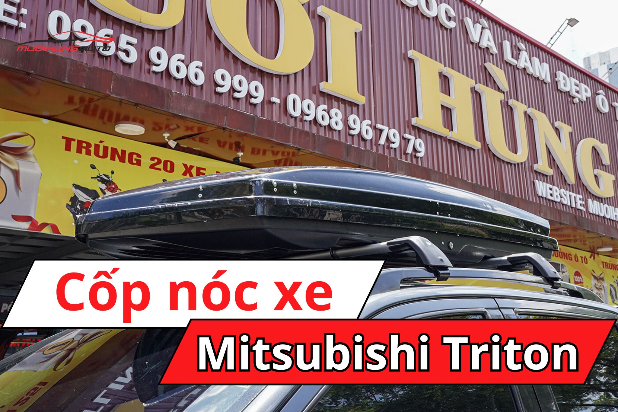 Cốp nóc xe ô tô Mitsubishi Triton