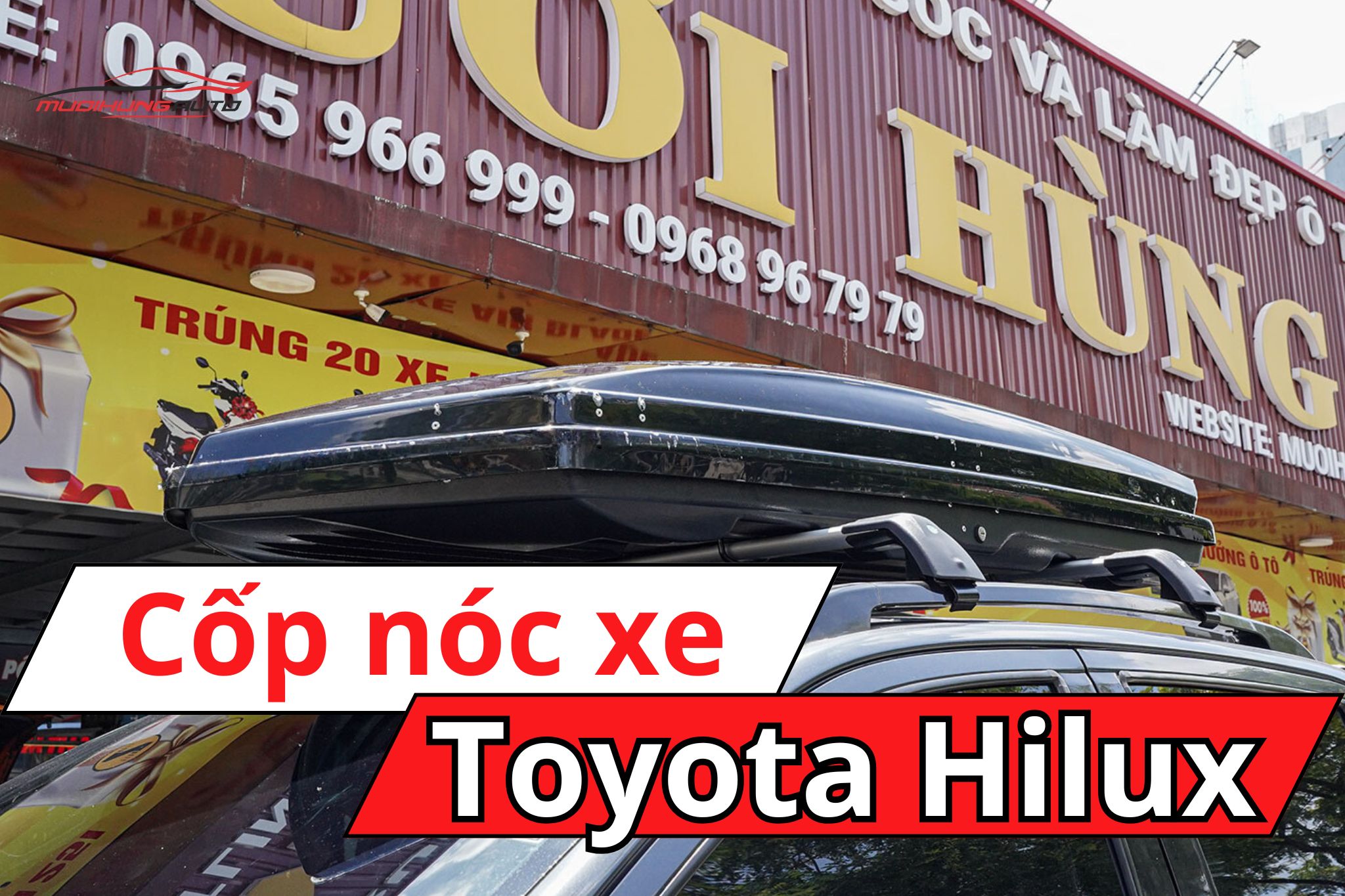 Cốp nóc xe ô tô Toyota Hilux