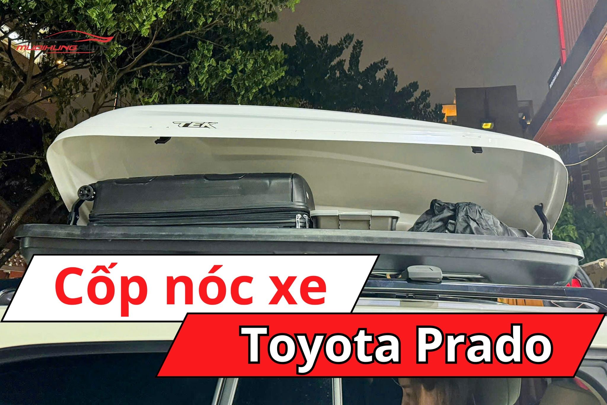 Cốp nóc xe ô tô Toyota Prado