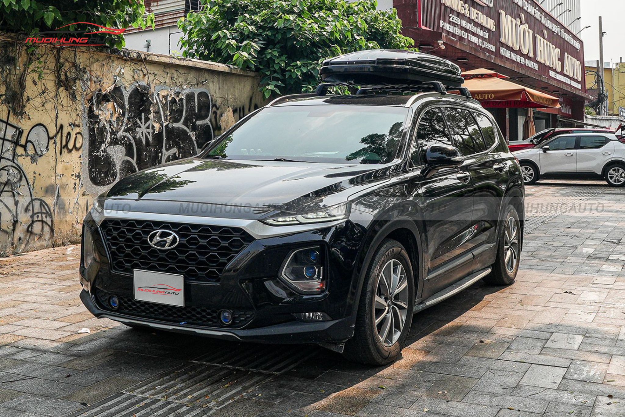 Cốp phi thuyền Hyundai Santafe 2019