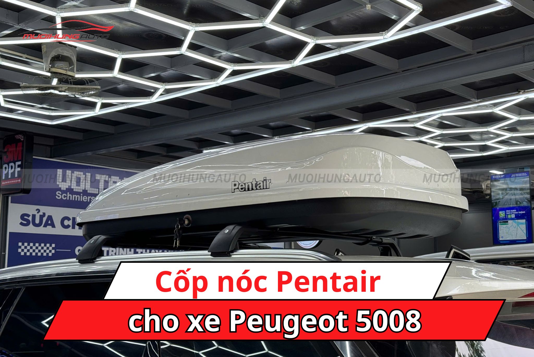 Cốp phi thuyền Pentair cho xe Peugeot 5008