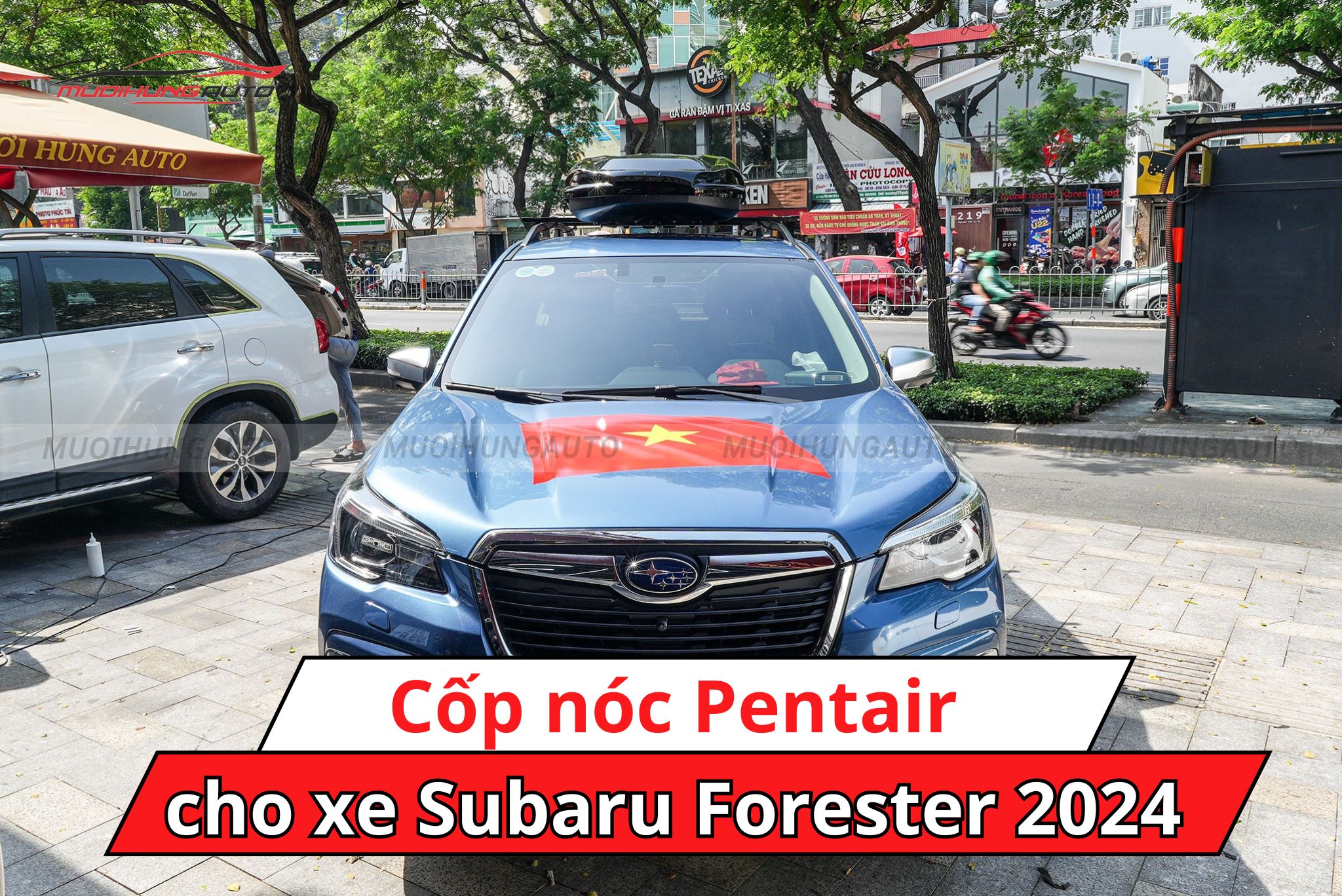 Cốp phi thuyền Pentair cho xe Subaru Forester 2024