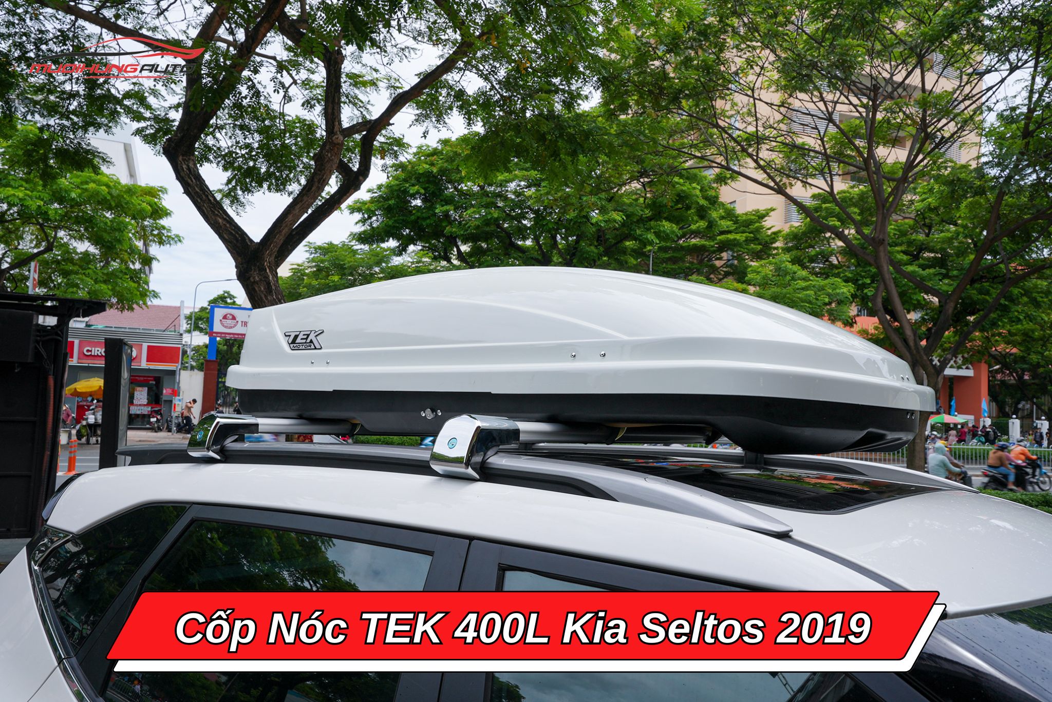 Cốp phi thuyền TEK 400l cho Kia Seltos 2019