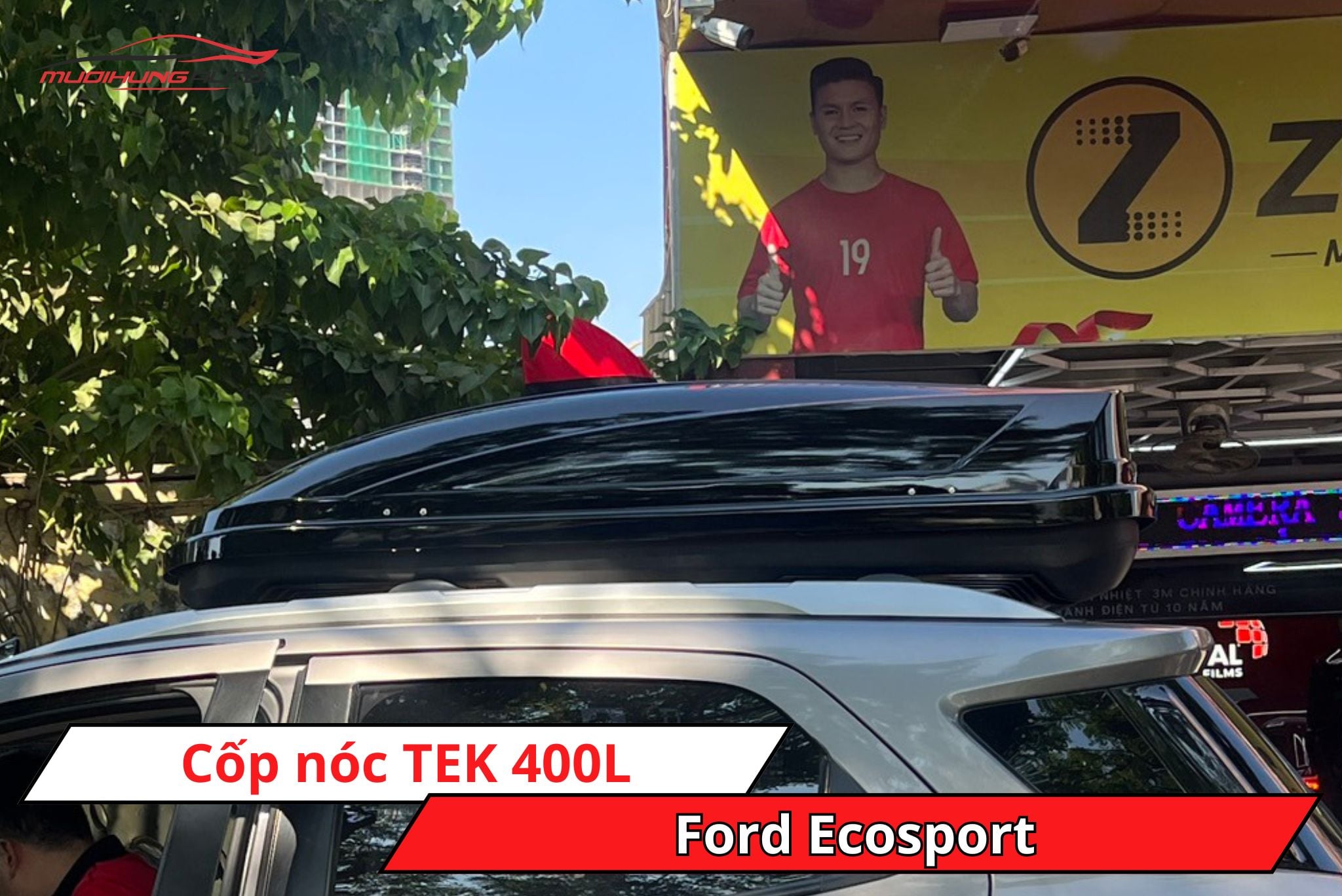 Cốp phi thuyền TEK 400L cho xe Ford Ecosport