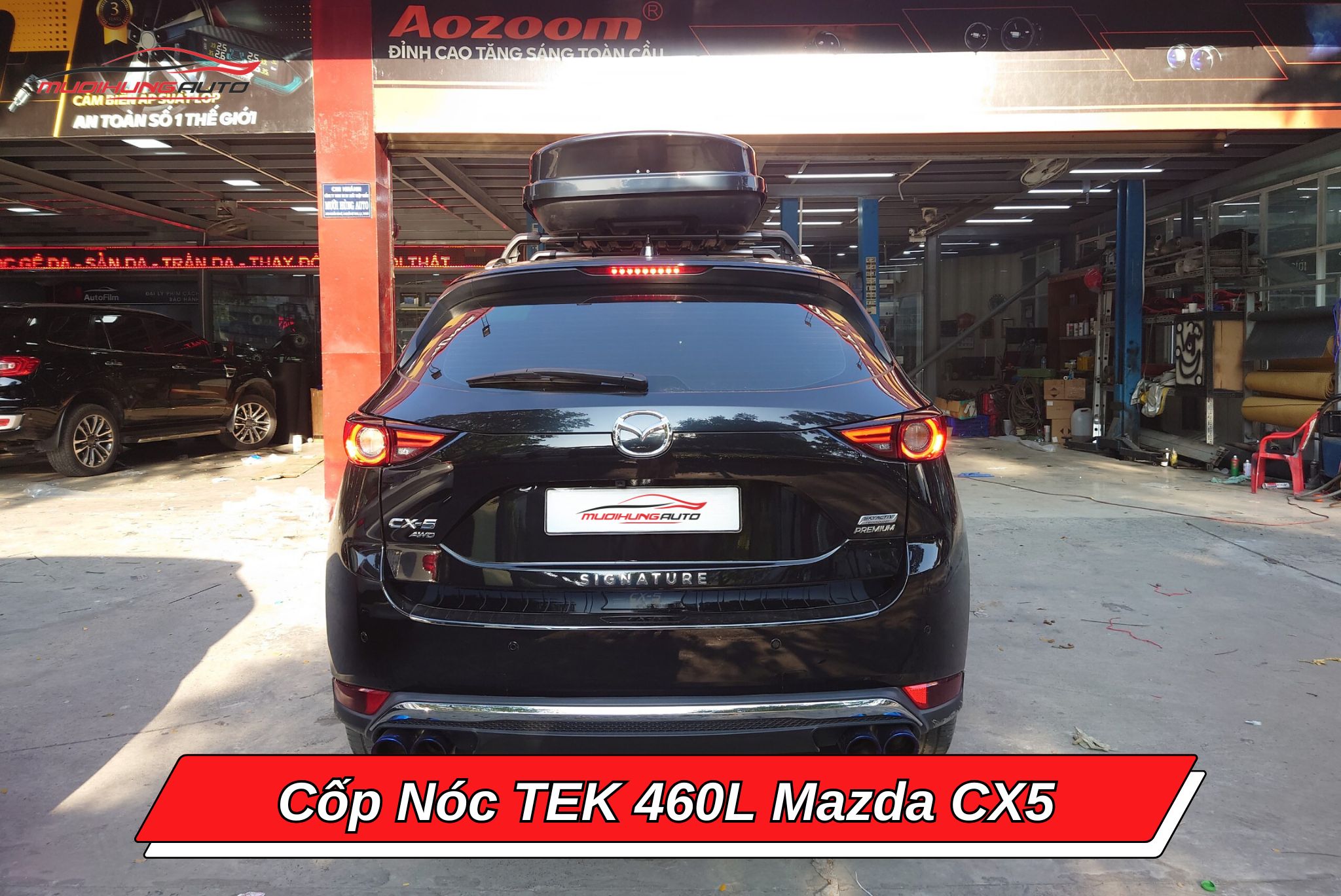 Cốp phi thuyền TEK 460l cho Mazda CX5