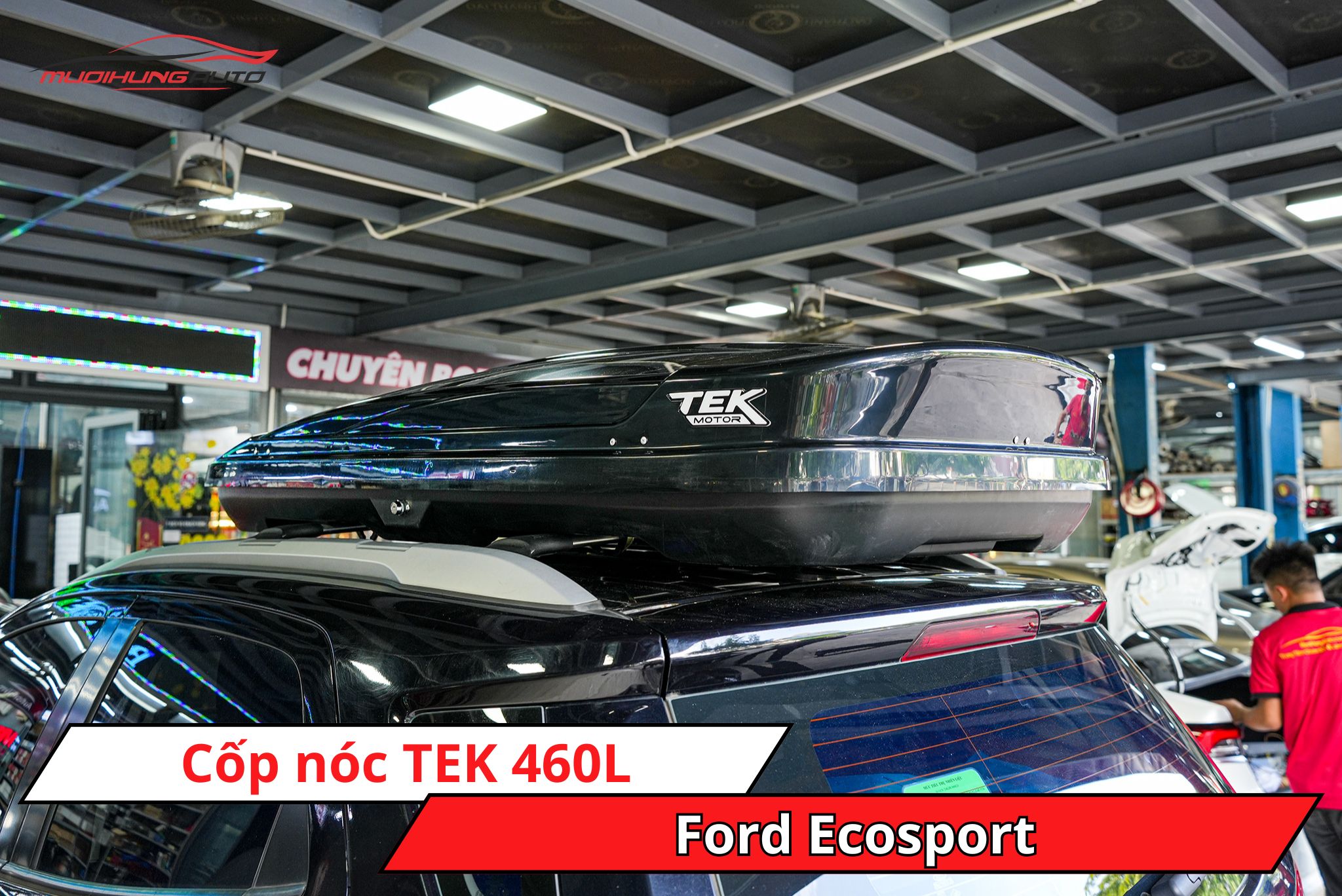 Cốp phi thuyền TEK 460L cho xe Ford Ecosport