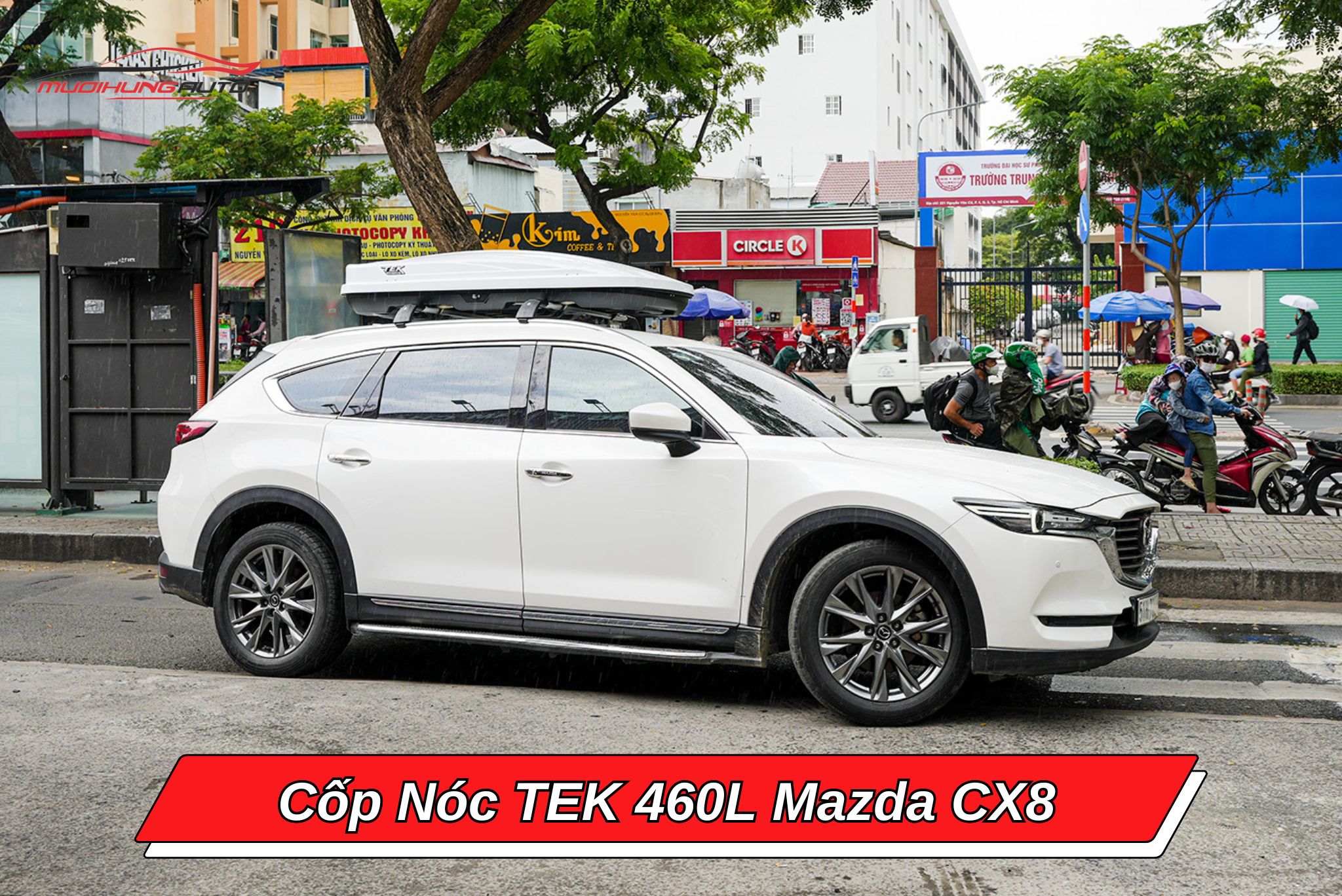 Cốp phi thuyền TEK 460l cho xe Mazda CX8