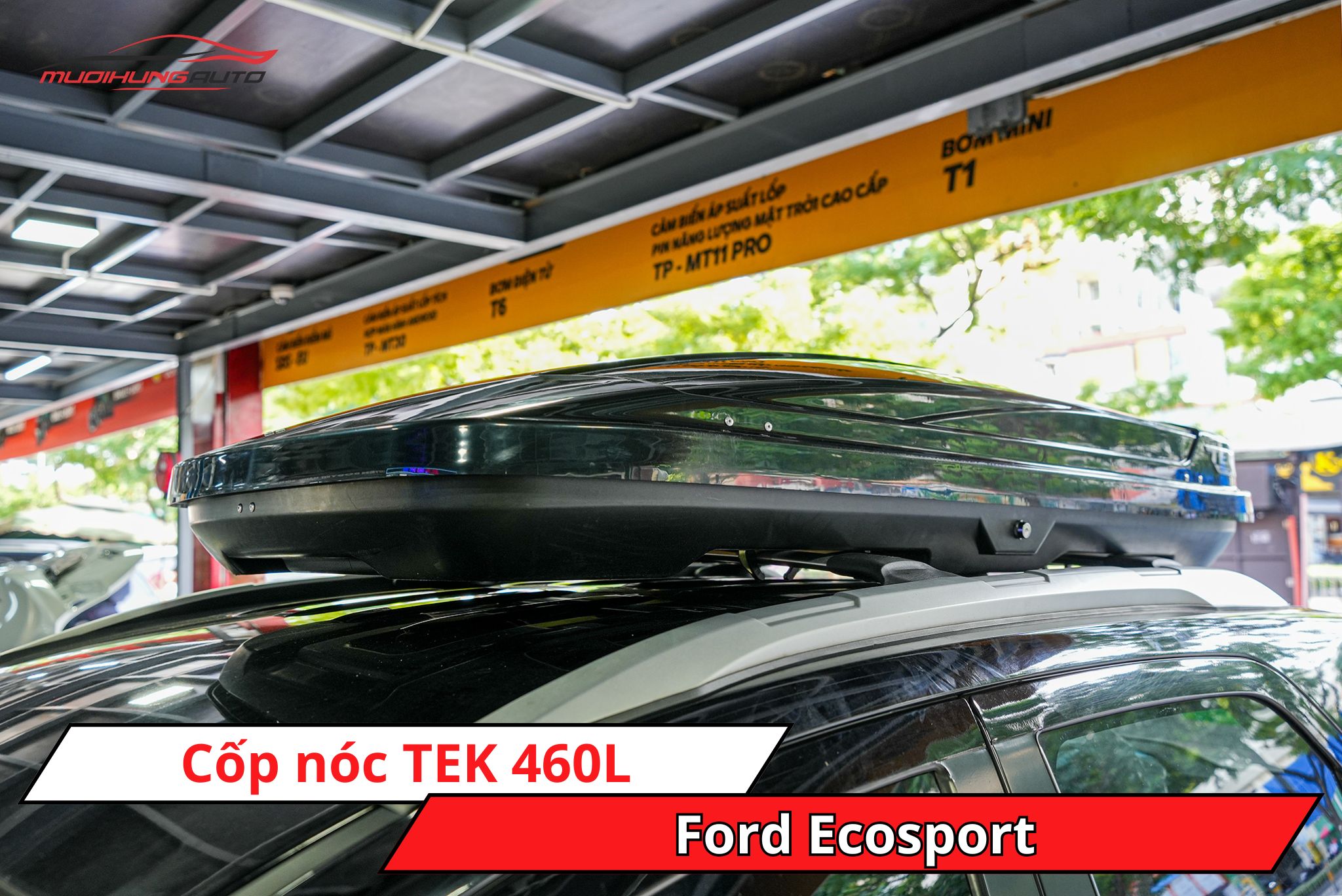 Cốp phi thuyền TEK 460L xe Ford Ecosport