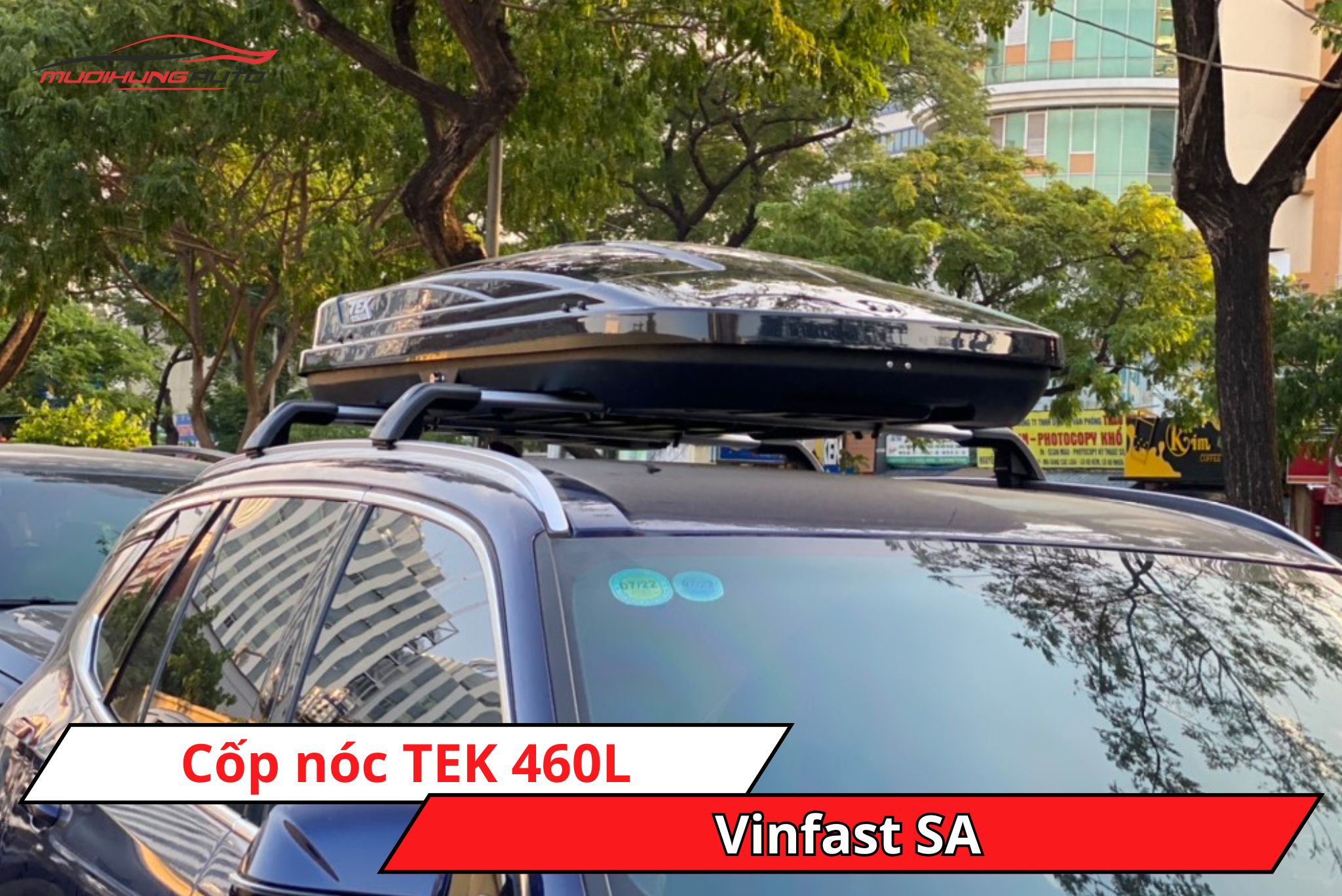 Cốp phi thuyền TEK 460L xe Vinfast SA