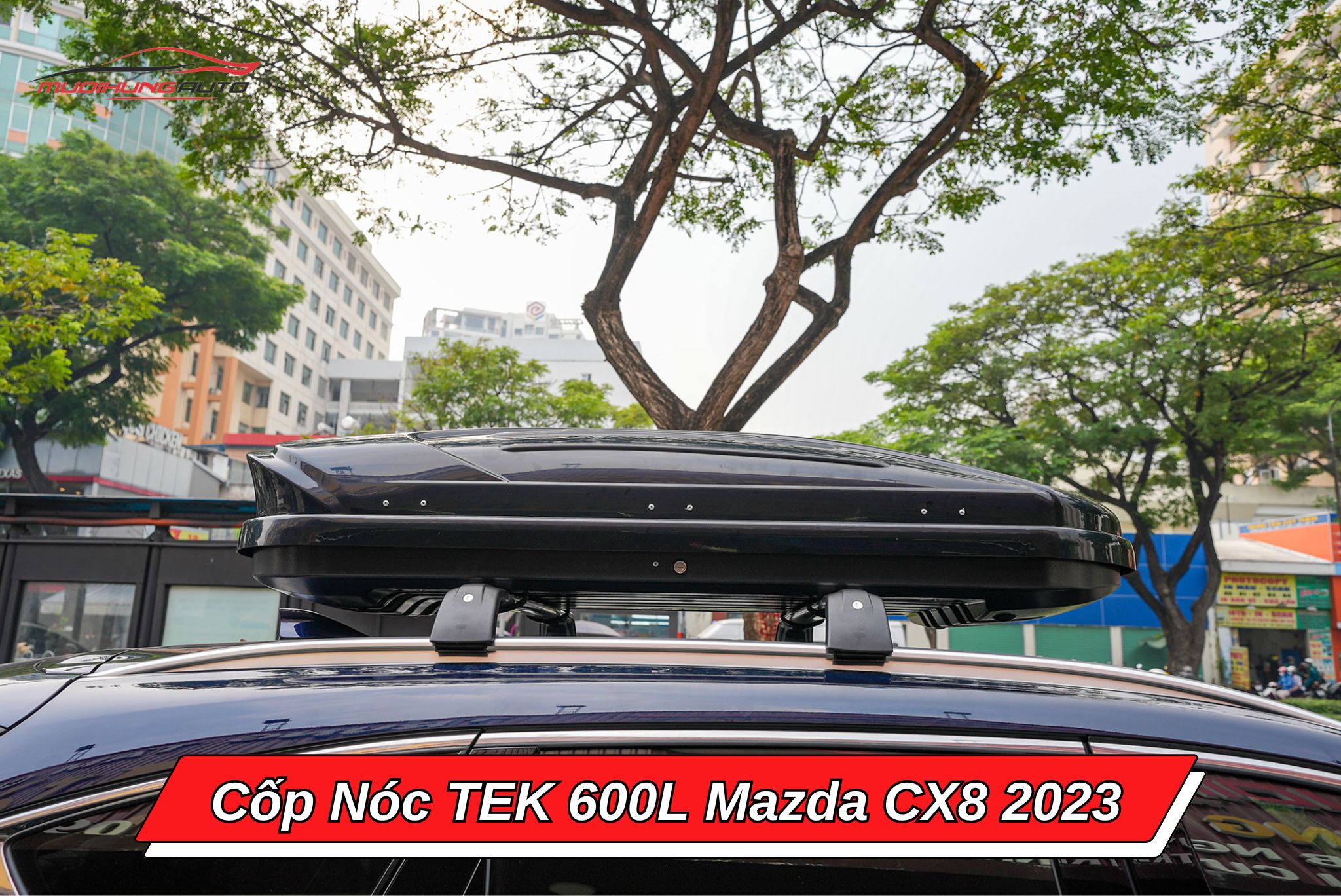 Cốp phi thuyền TEK 600l cho ô tô Mazda CX8 2023