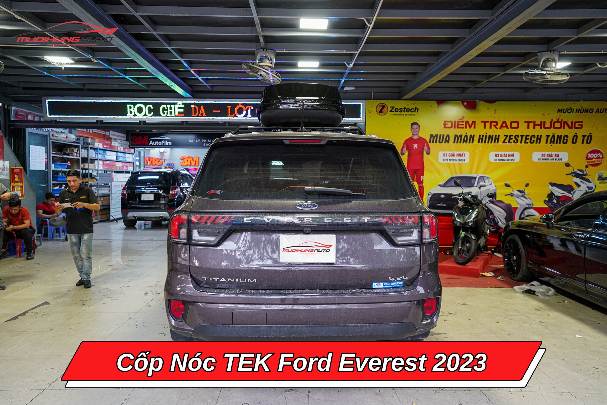 Cốp phi thuyền TEK cho Ford Everest 2023
