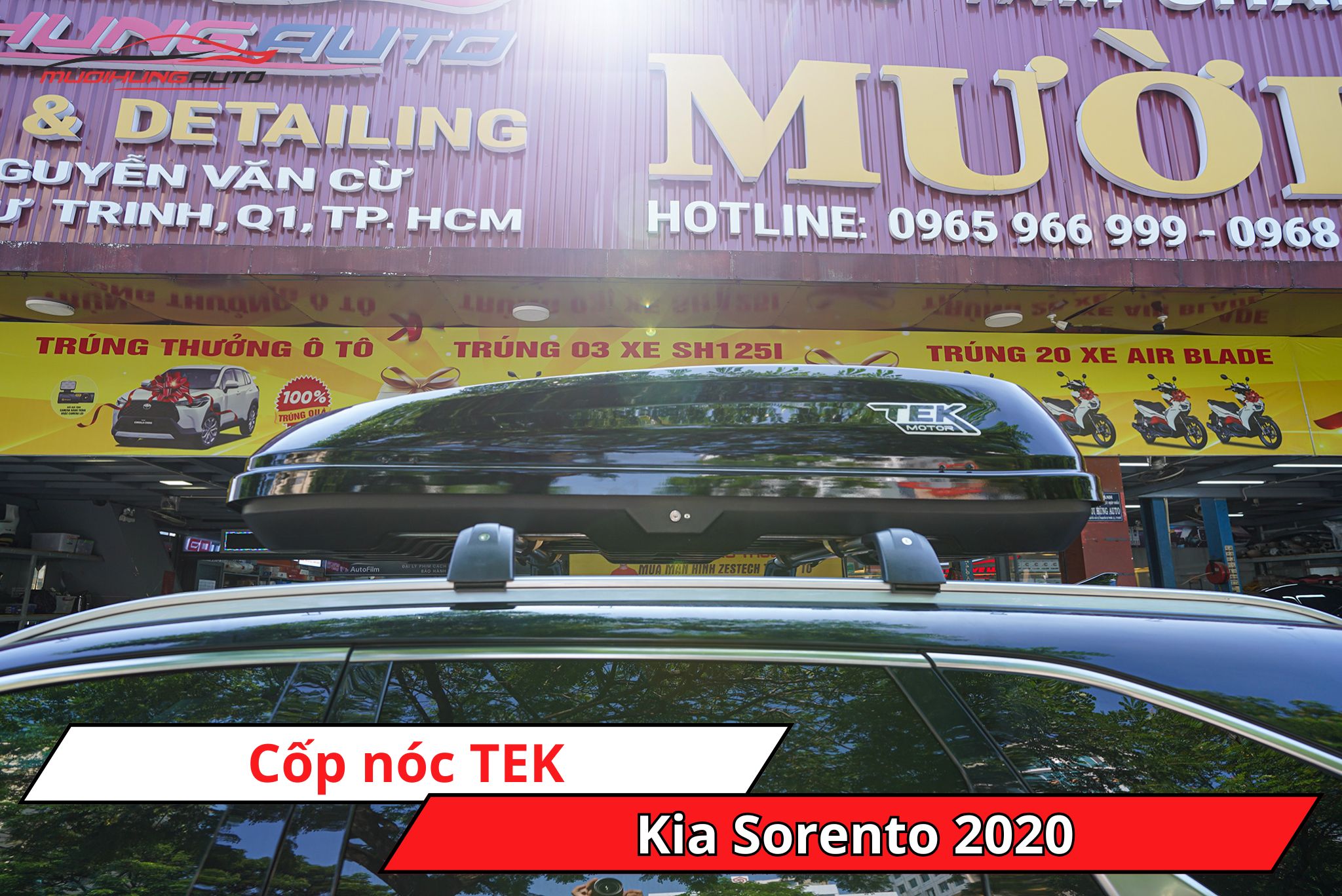 Cốp phi thuyền TEK cho Kia Sorento 2020