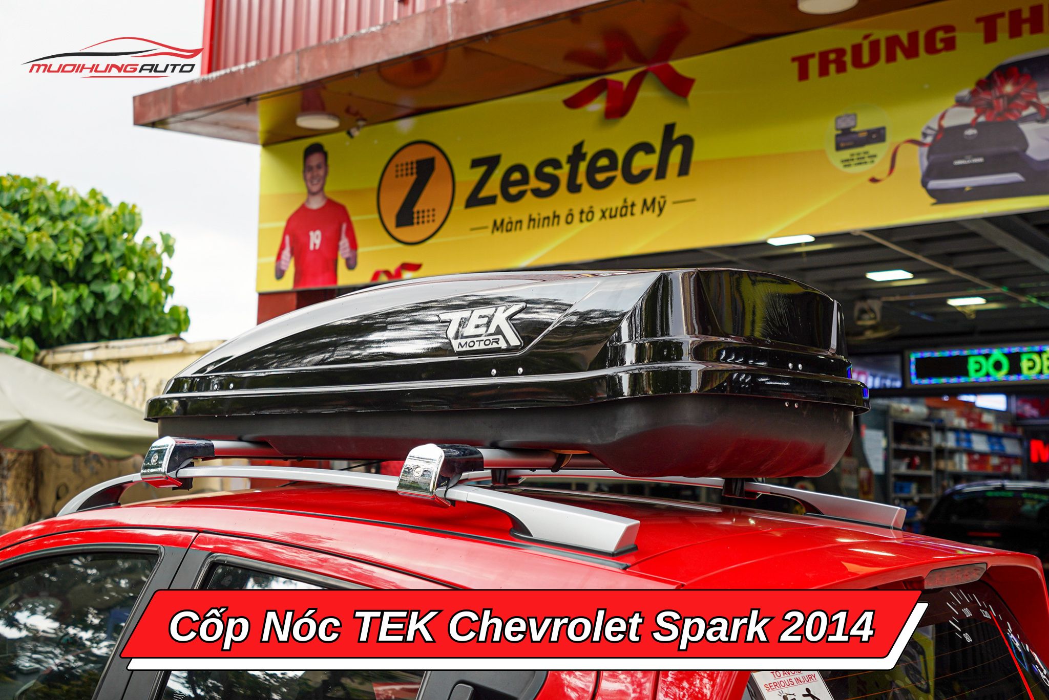 Cốp phi thuyền TEK cho ô tô Chevrolet Spark 2014