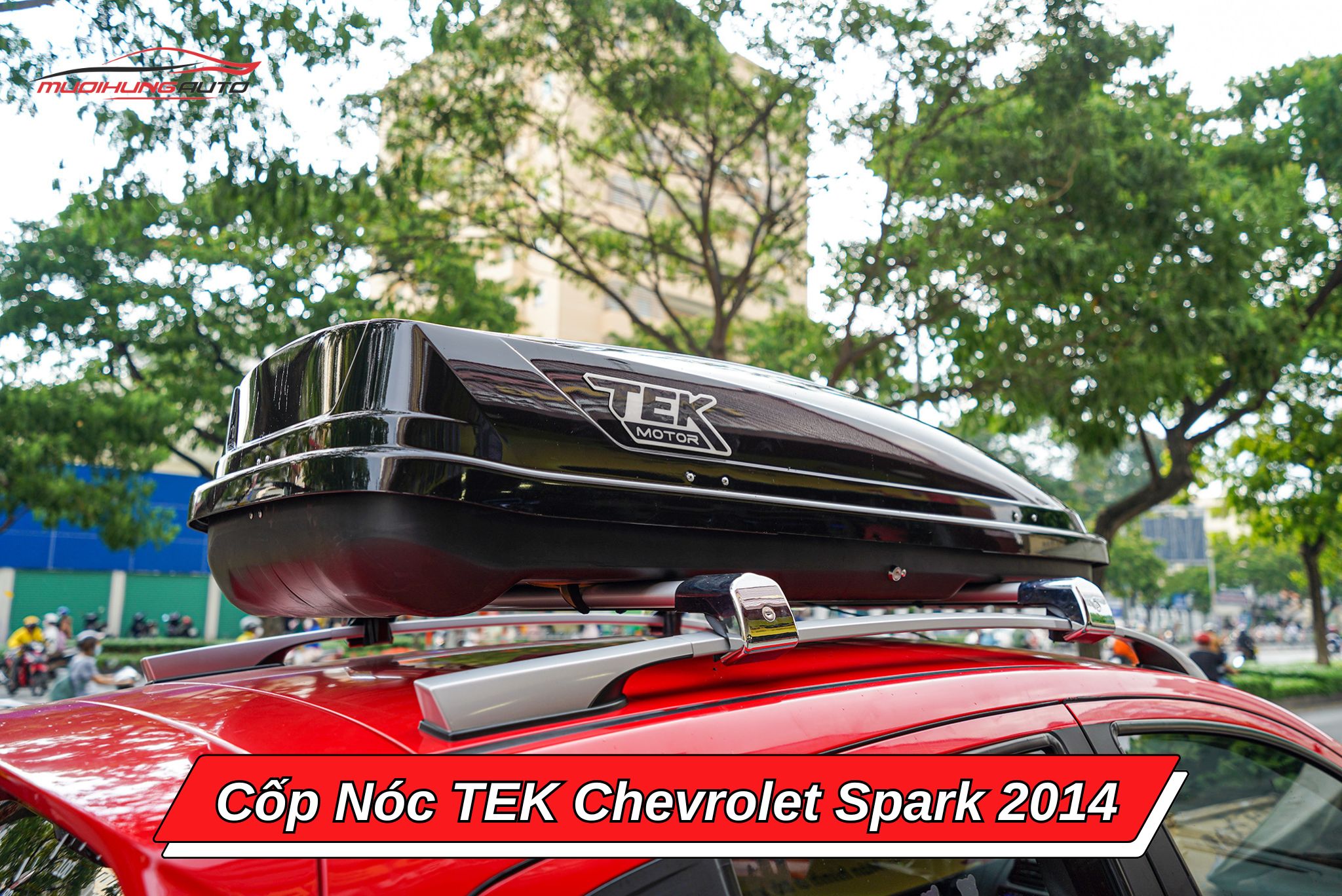 Cốp phi thuyền TEK ô tô Chevrolet Spark 2014