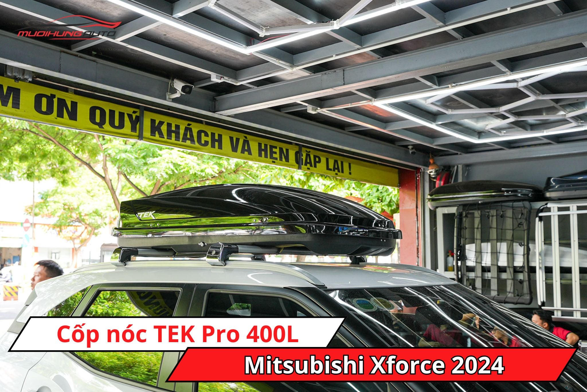Cốp phi thuyền TEK Pro 400L cho Mitsubishi Xforce 2024