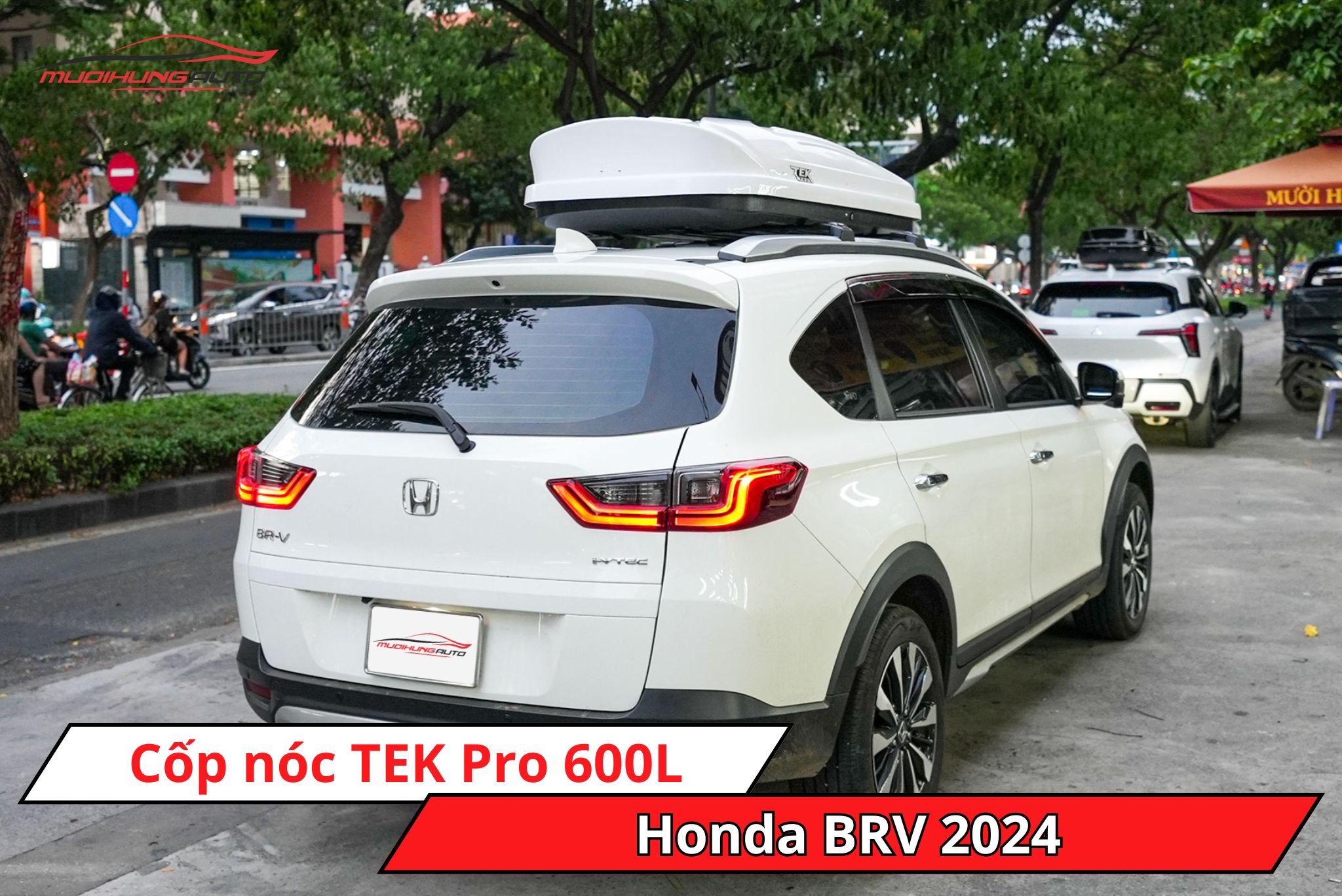 Cốp phi thuyền TEK Pro 600L cho xe Honda BRV 2024