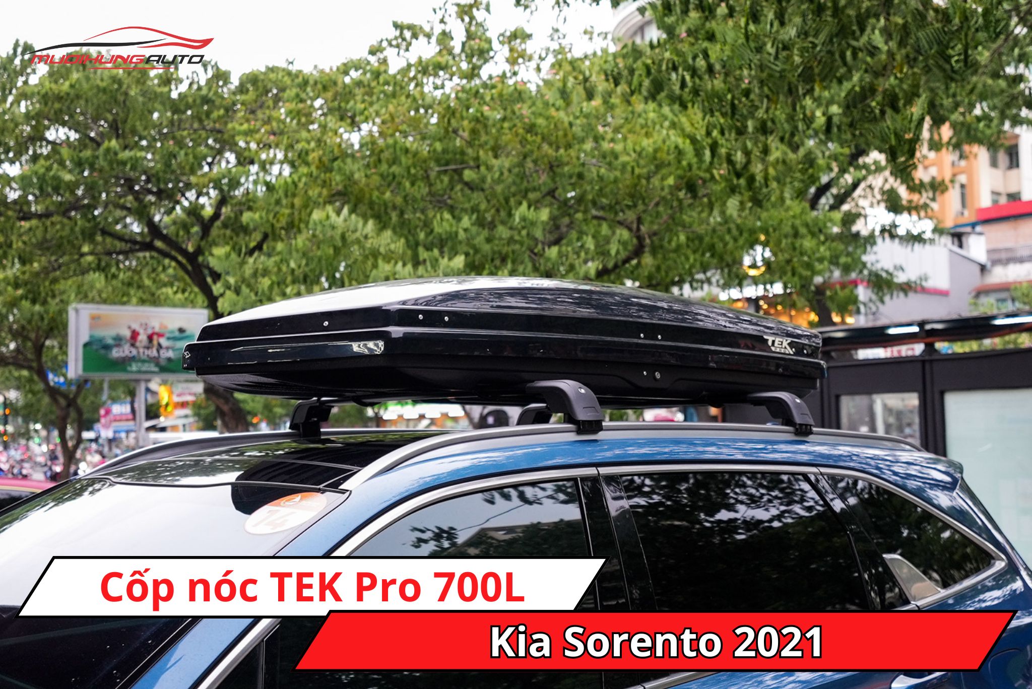 Cốp phi thuyền TEK Pro 700L cho Kia Sorento 2021