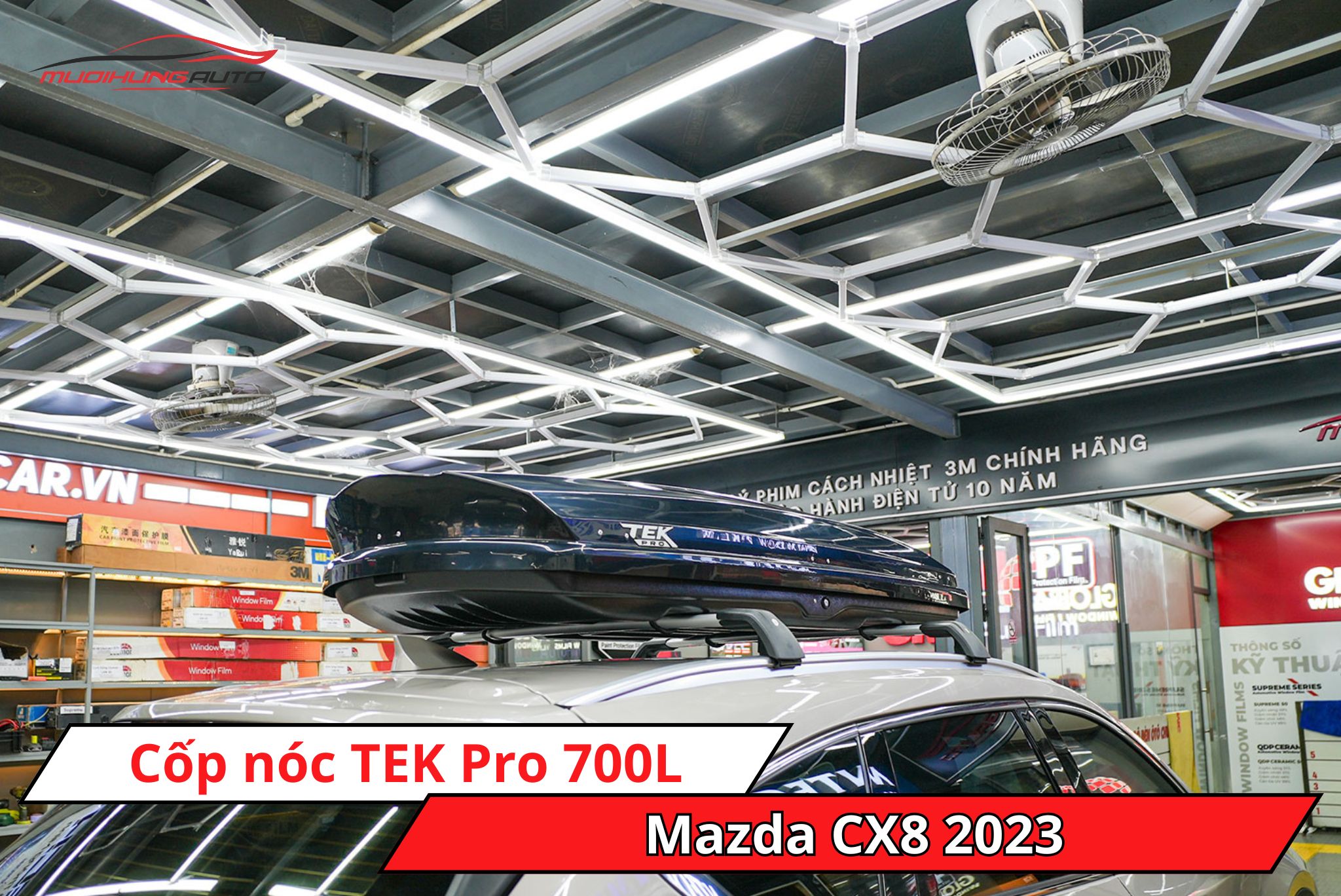 Cốp phi thuyền TEK Pro 700L cho Mazda CX8 2023