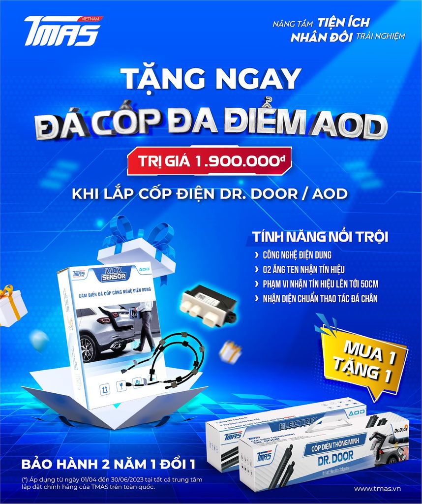 "NÂNG TẦM TIỆN ÍCH - NHÂN ĐÔI TRẢI NGHIỆM" CHƯƠNG TRÌNH MUA 1 TẶNG 1 ĐẾN TỪ TMAS VIỆT NAM