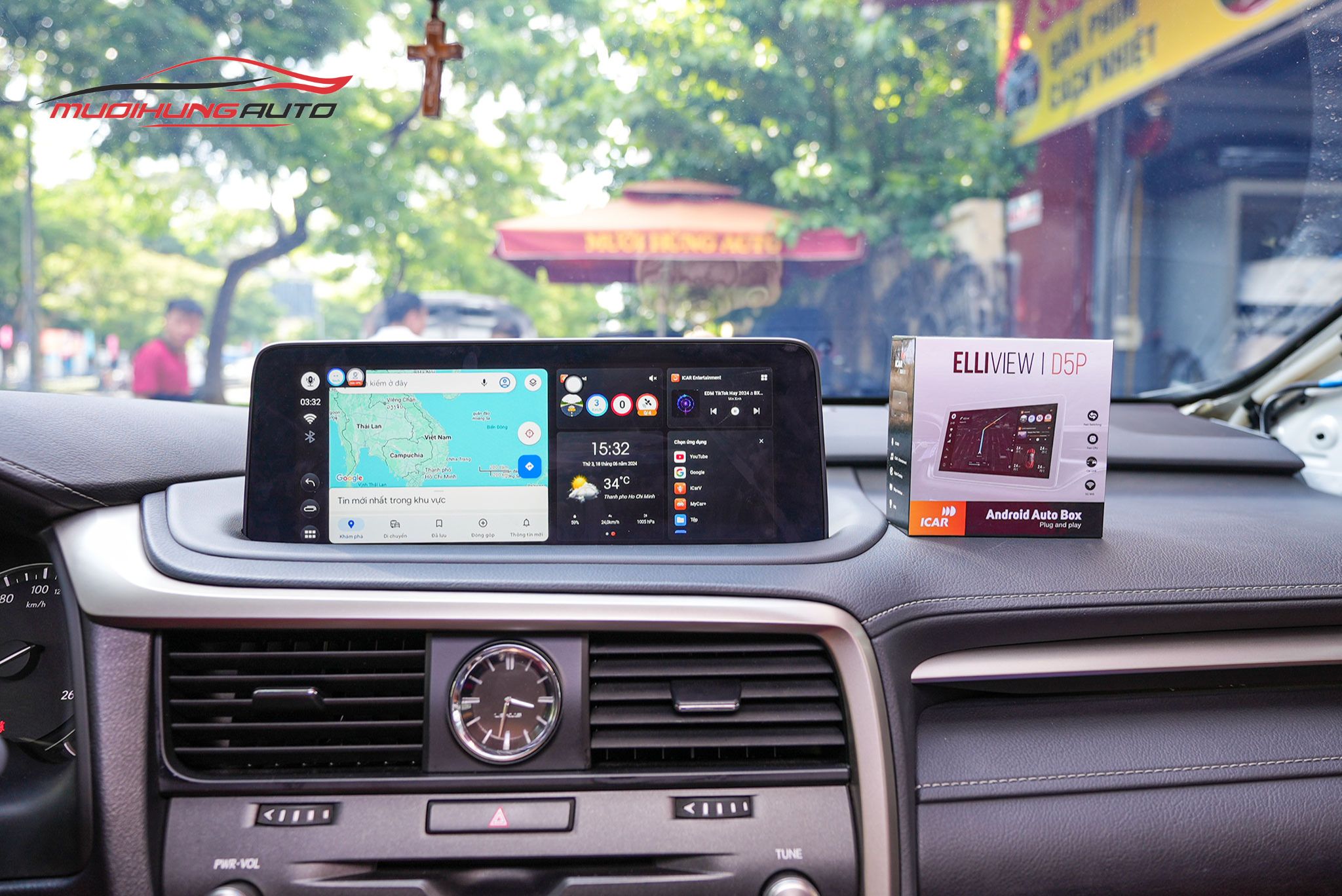Lắp Elliview D5 Premium Cho Xe Lexus RX300 2021